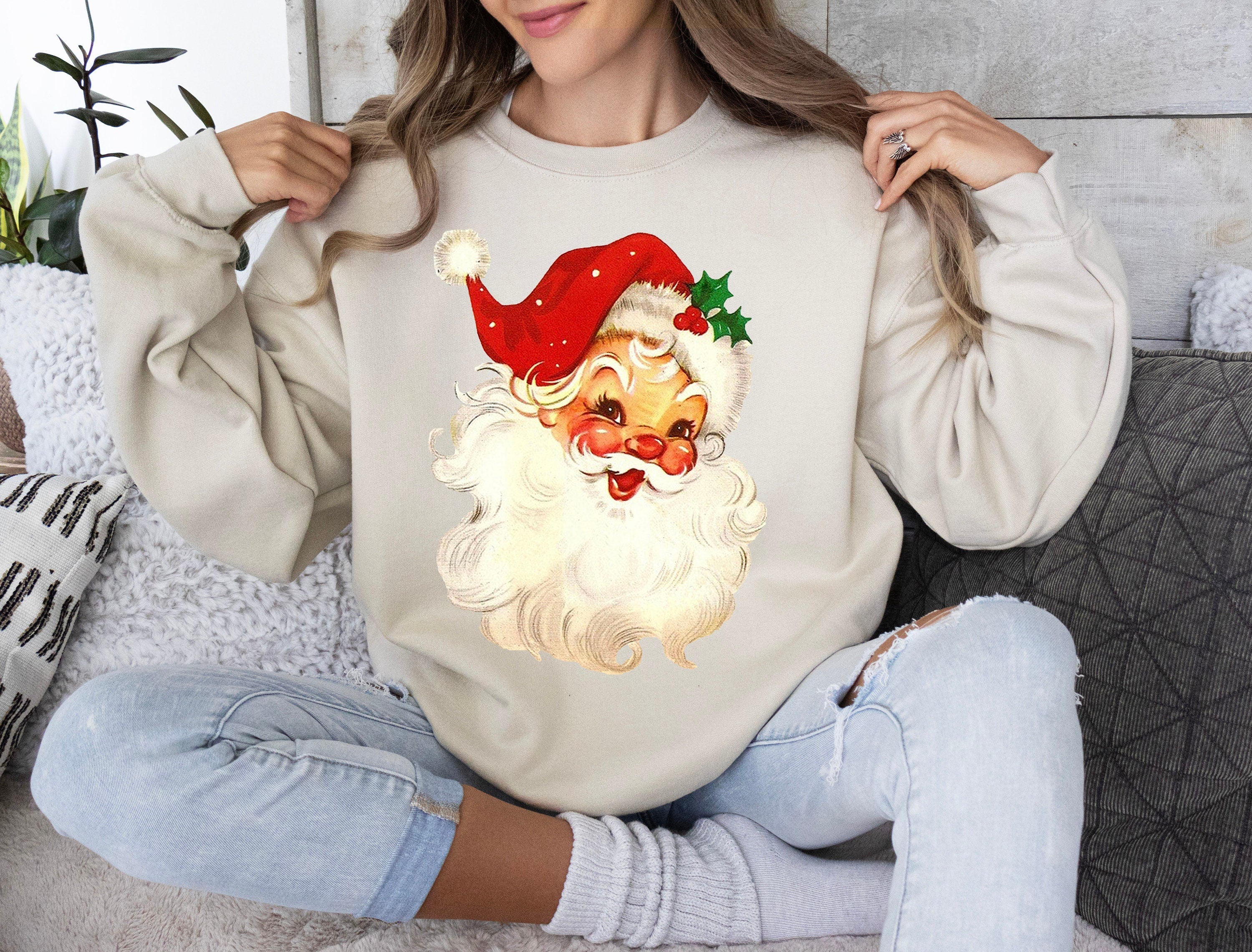 Vintage Santa Christmas Sweatshirt