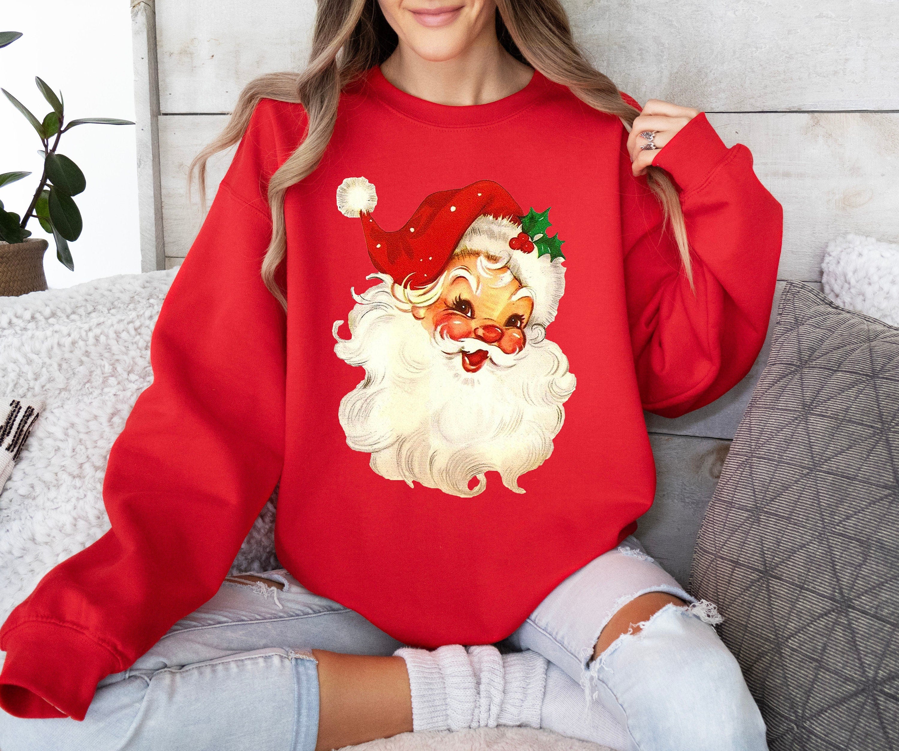 Vintage Santa Christmas Sweatshirt
