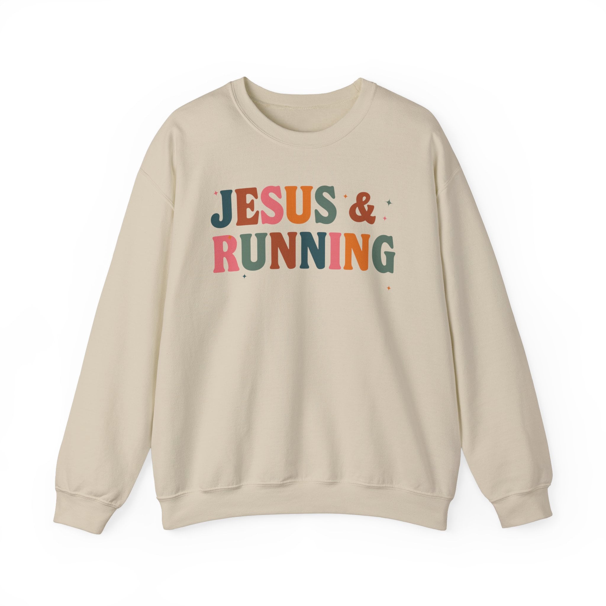 Jesus Running Marathoner Sweatshirt