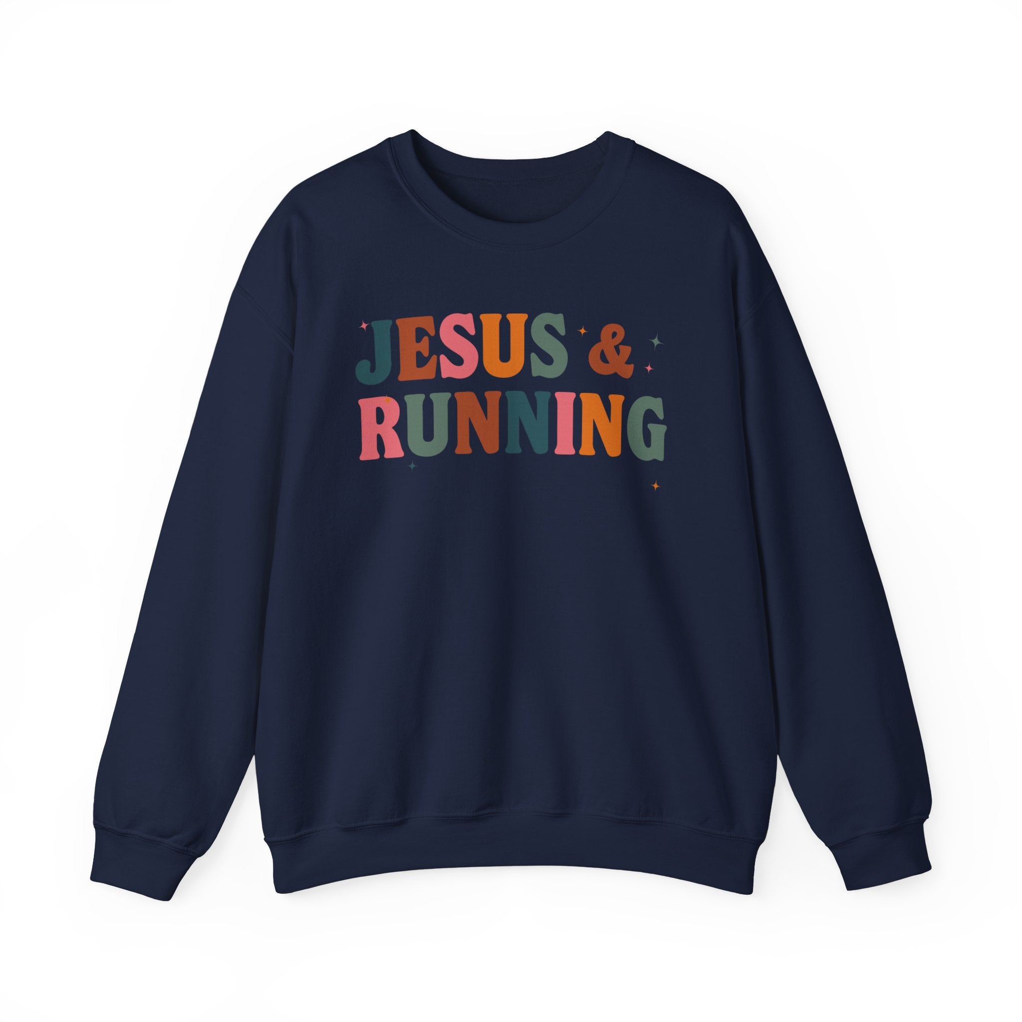 Jesus Running Marathoner Sweatshirt