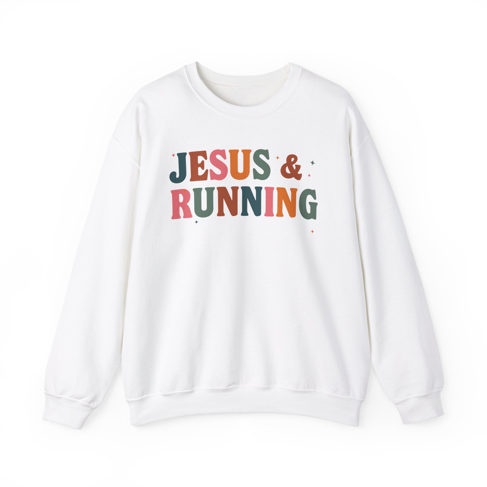 Jesus Running Marathoner Sweatshirt