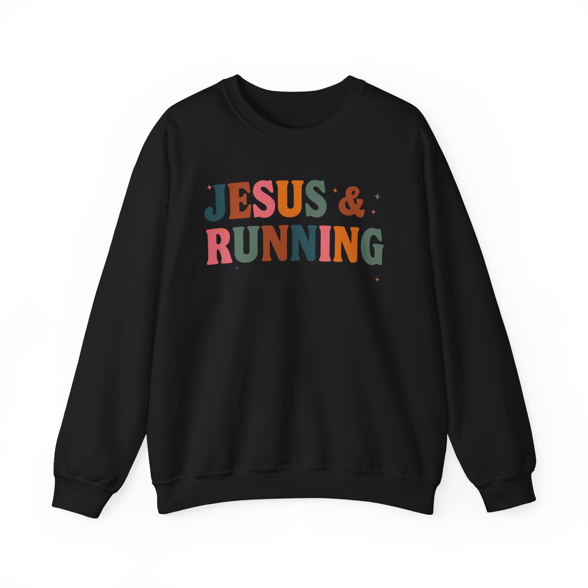 Jesus Running Marathoner Sweatshirt