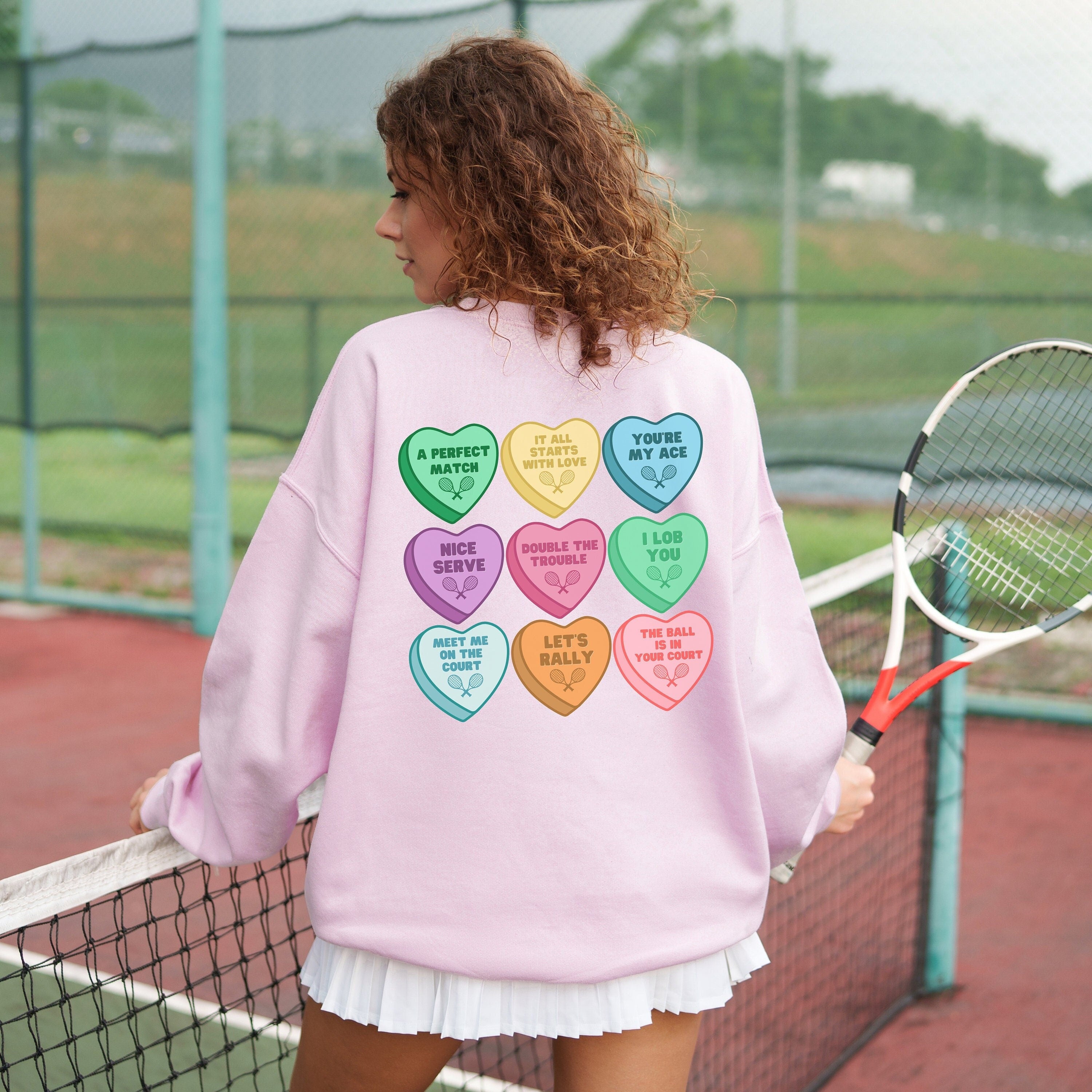 Valentine's Tennis Sweatshirt