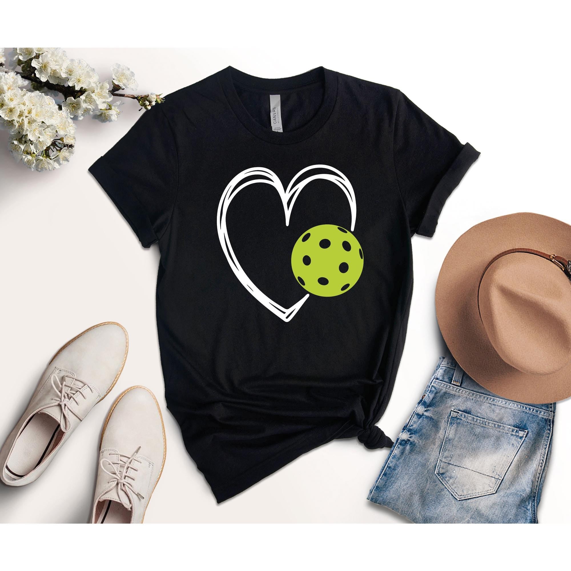 Pickleball Heart T-Shirt