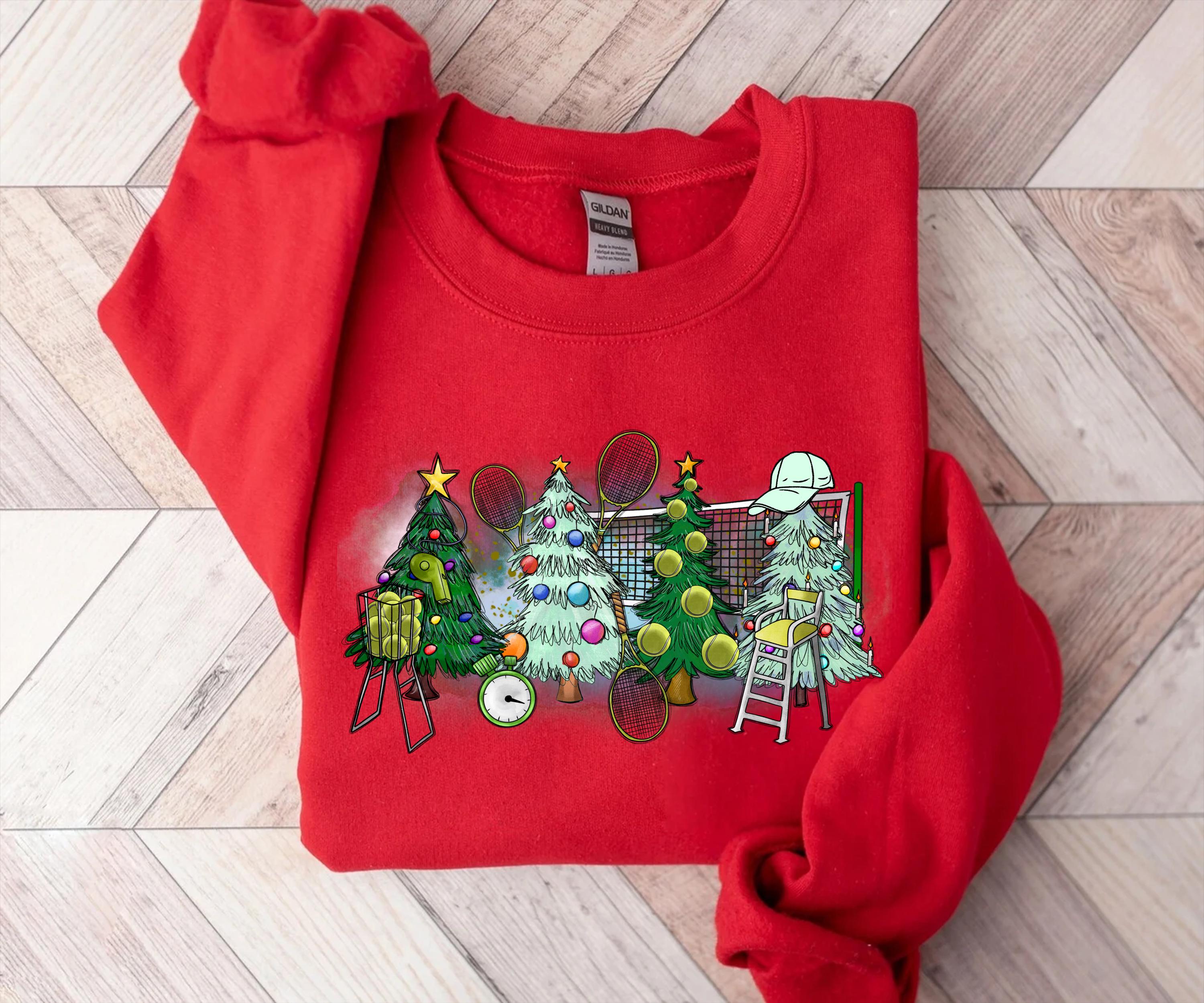 Tennis Christmas Sweatshirt
