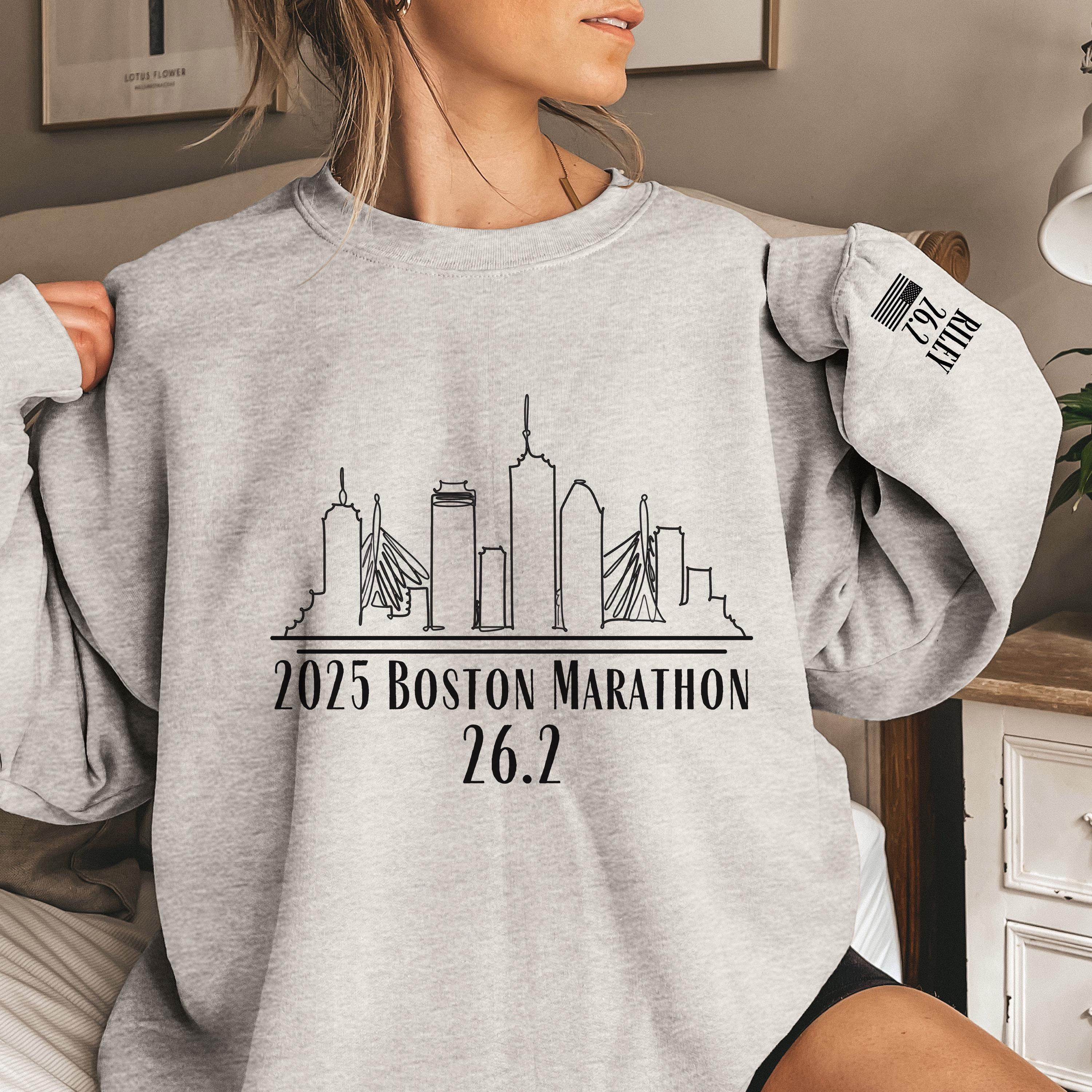 Personalization 26.2 Boston Marathon Sweatshirt