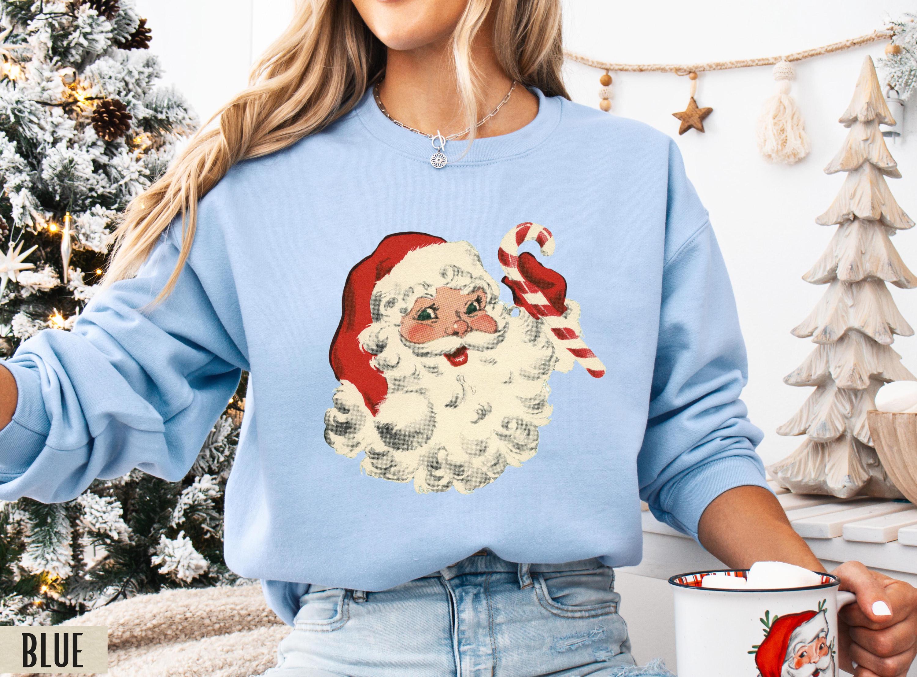 Christmas Crewneck Vintage Santa Sweatshirt