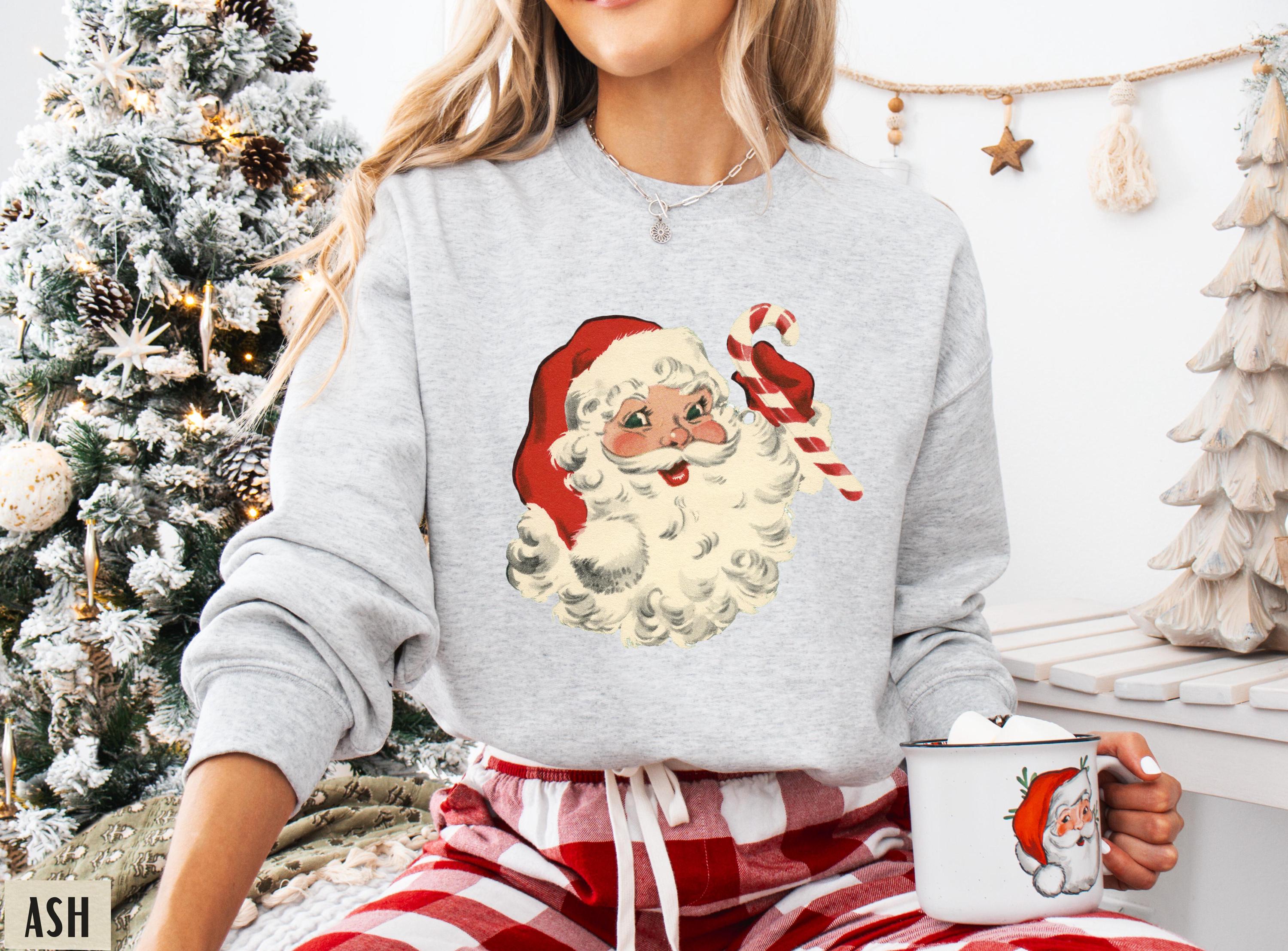 Christmas Crewneck Vintage Santa Sweatshirt