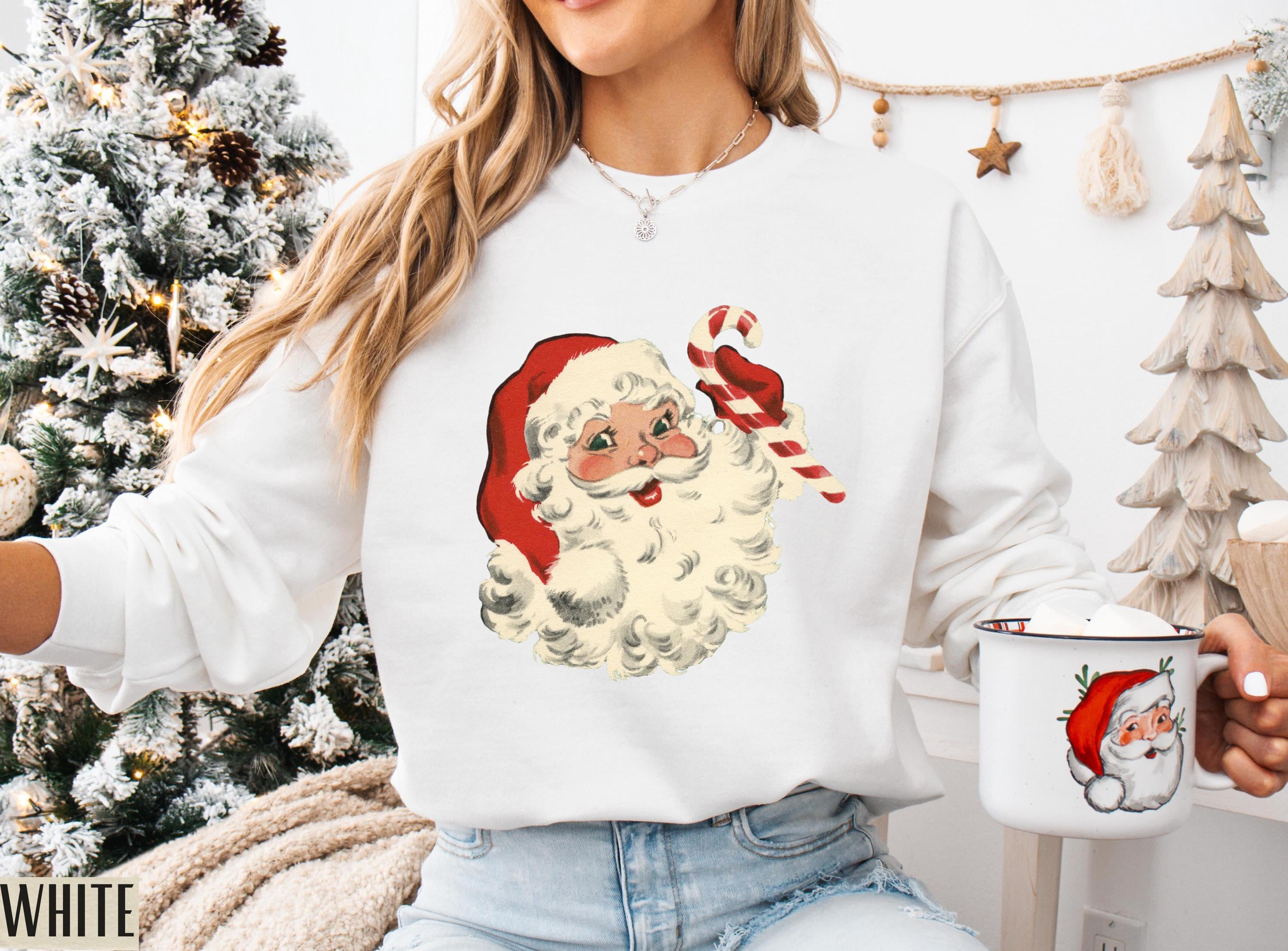 Christmas Crewneck Vintage Santa Sweatshirt
