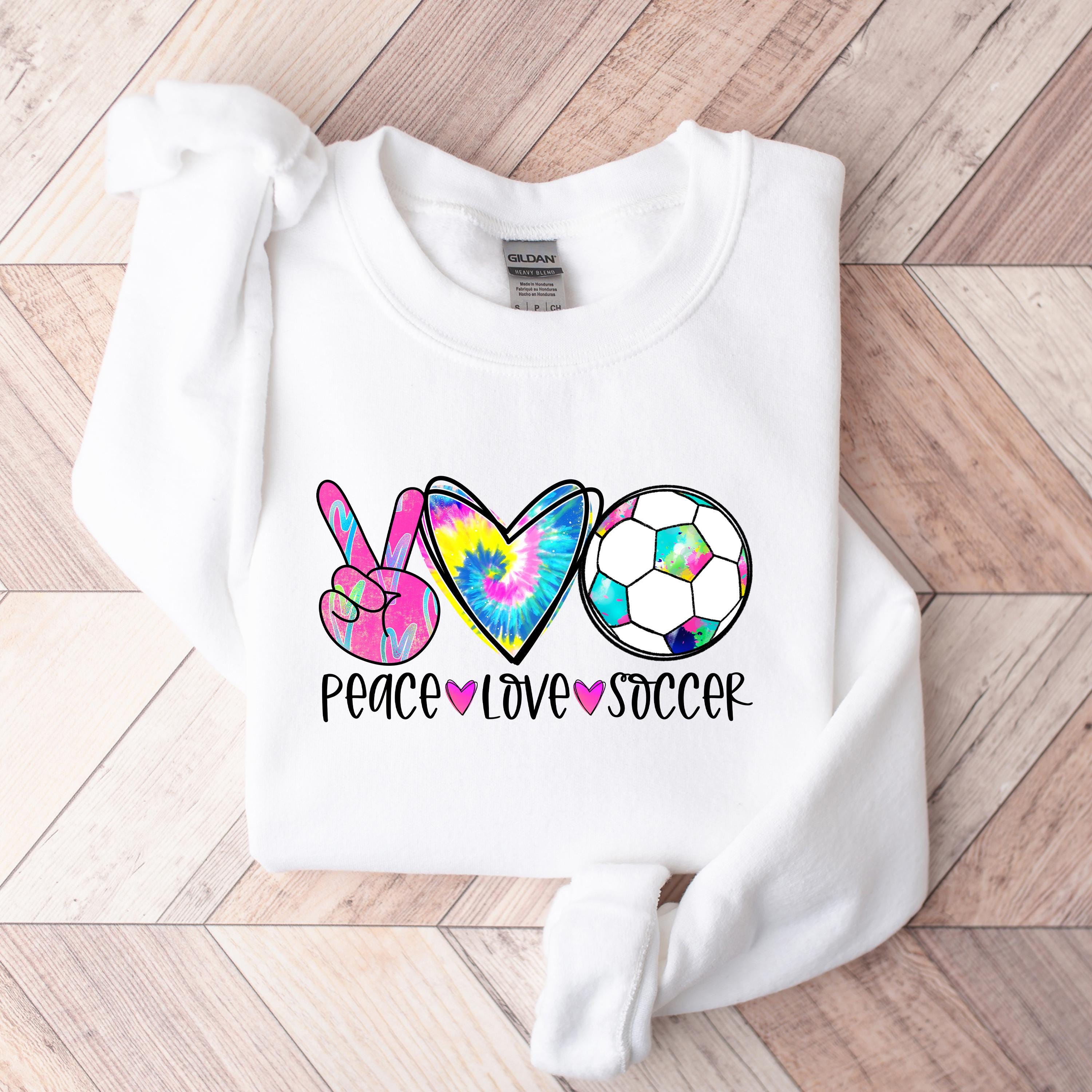 Peace Love Soccer Sweatshirt