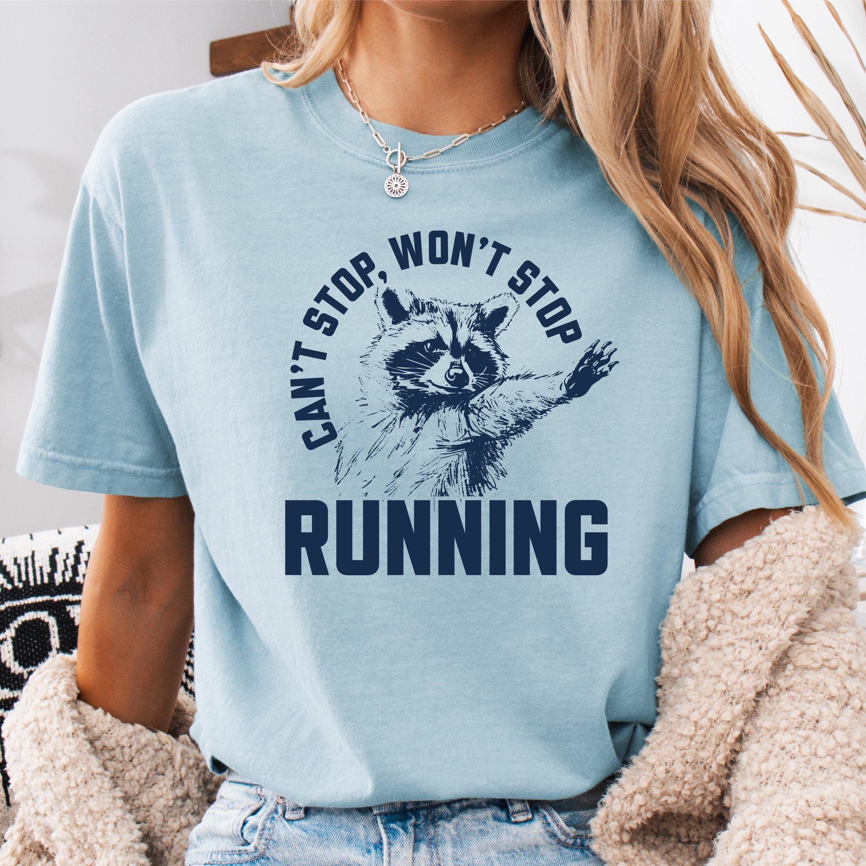 Can't Stop Running Funny Shirt