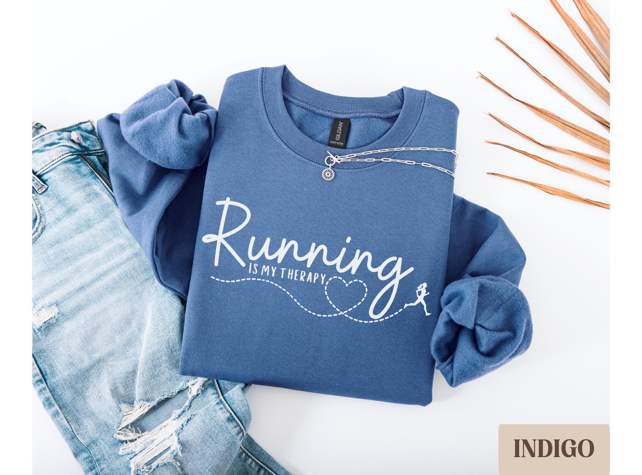 Running Is My Therapy Sweatshirt