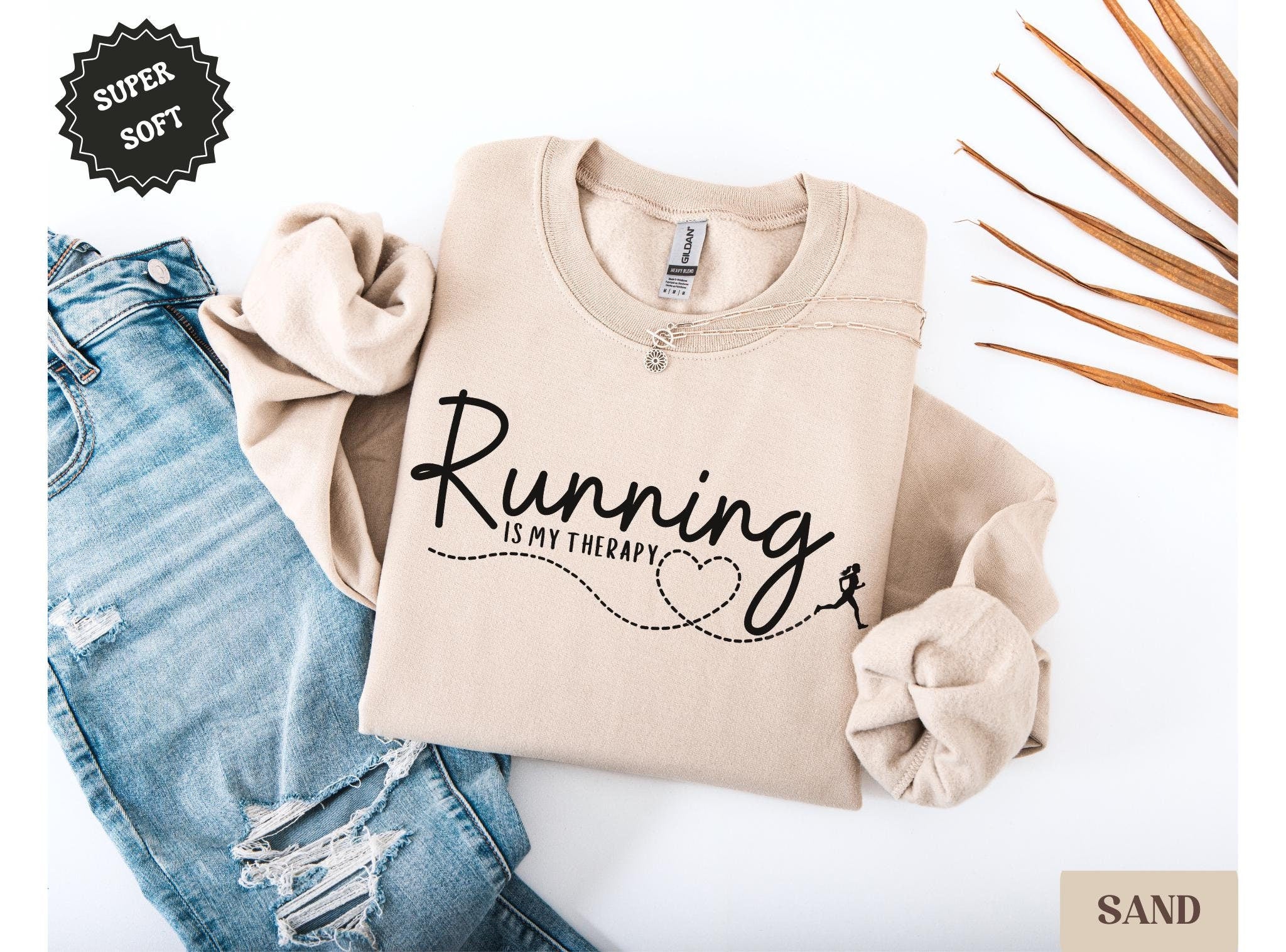 Running Is My Therapy Sweatshirt