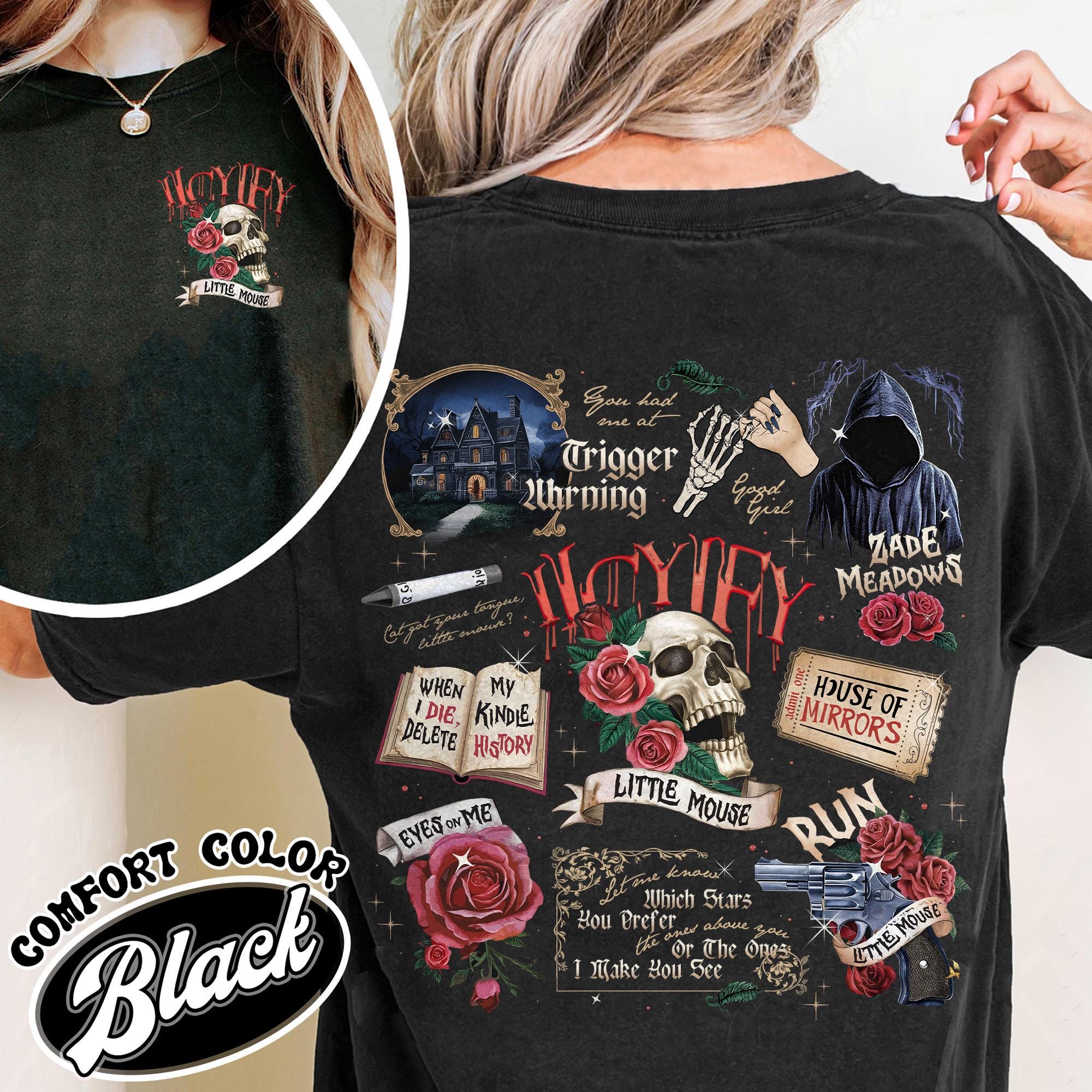 Run Little Mouse Haunting Adeline T-Shirt