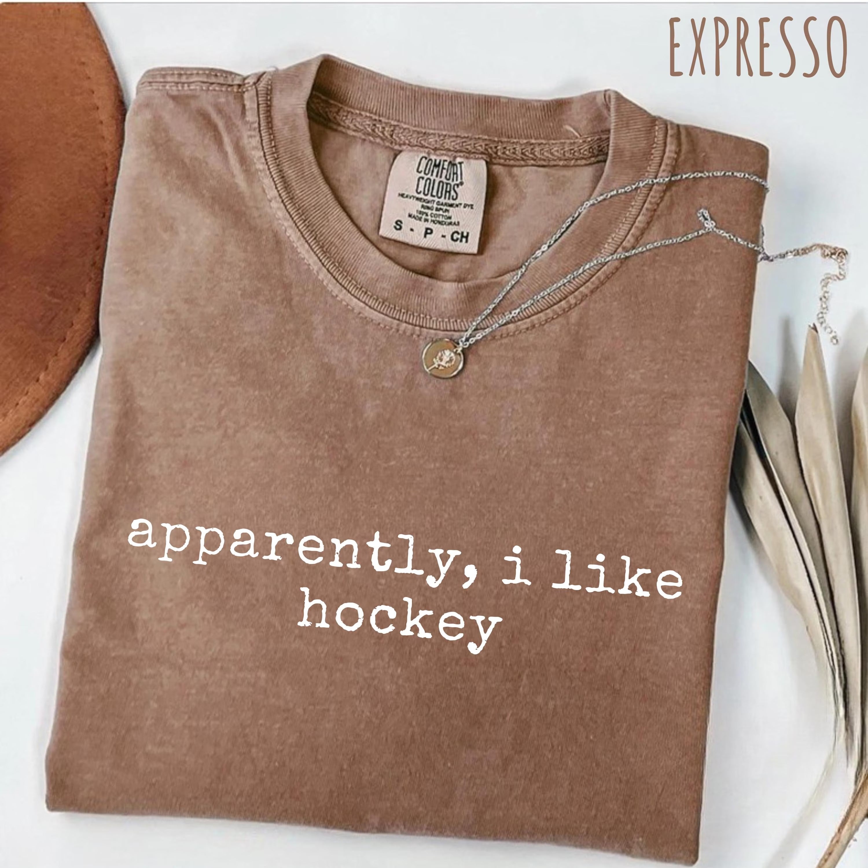 Comfort Colors® Apparently,I Like Hockey T-Shirt