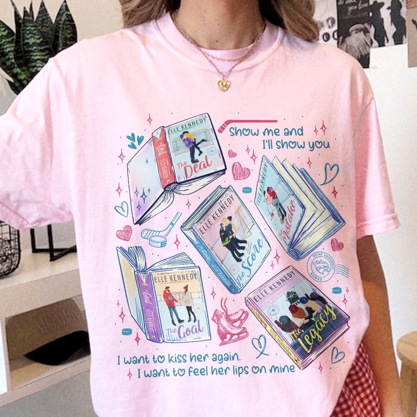 Off Campus Hockey Book Series Shirt, Graham & Hannah Romance Books TShirt, Show Me And I¡¯ll Show You, Elle Kennedy Fan Tee