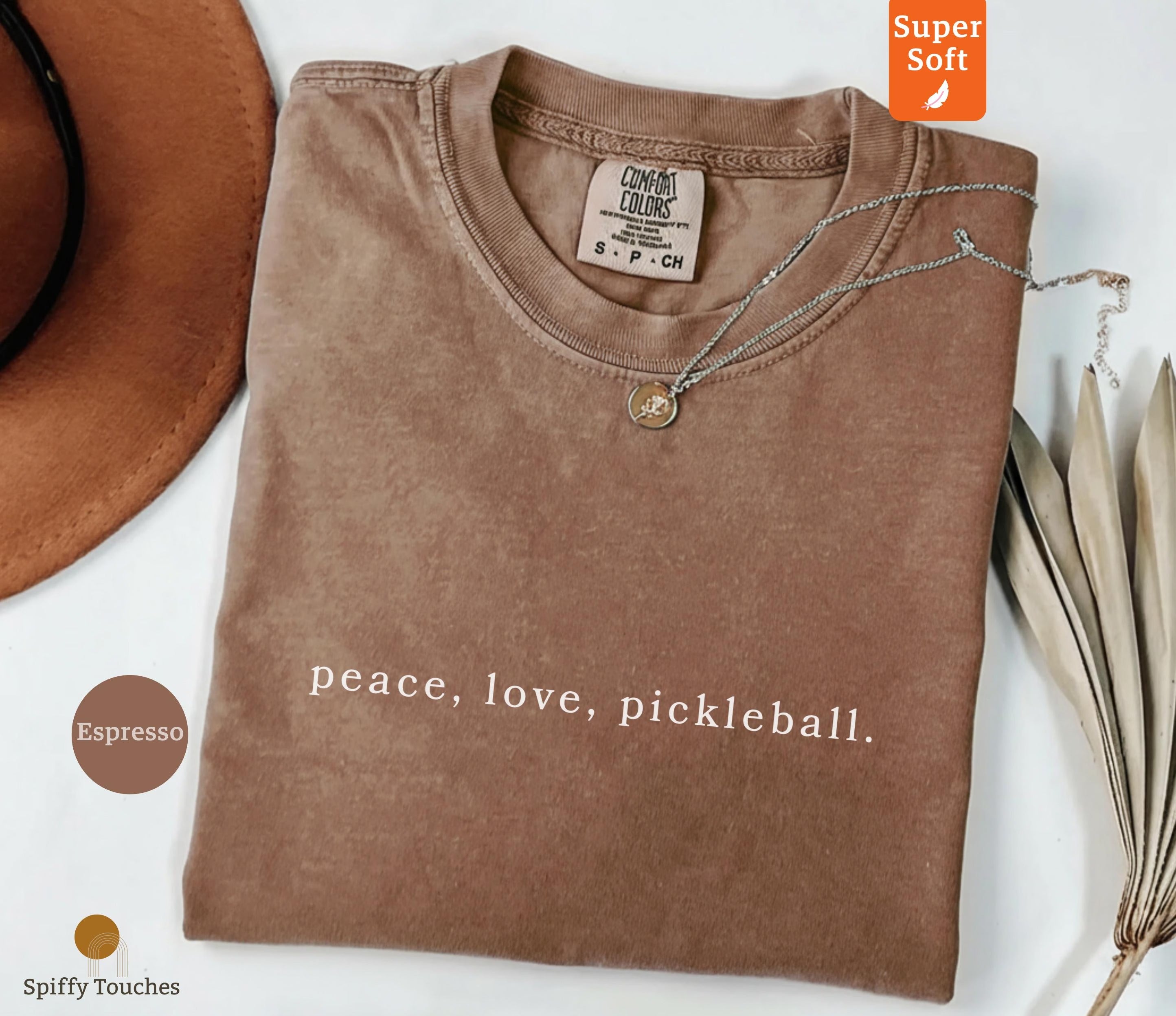 Comfort Colors Peace Love Pickleball T-shirt