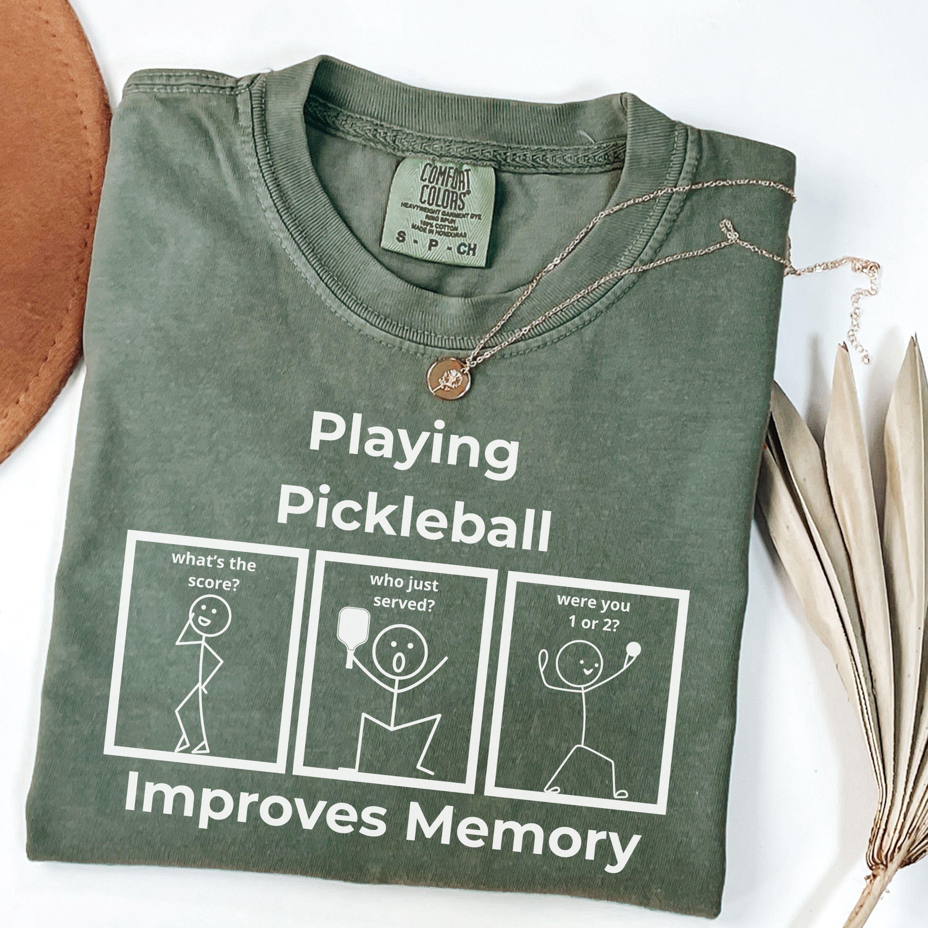 Comfort Colors Playing Improves Memory Funny T-shirt