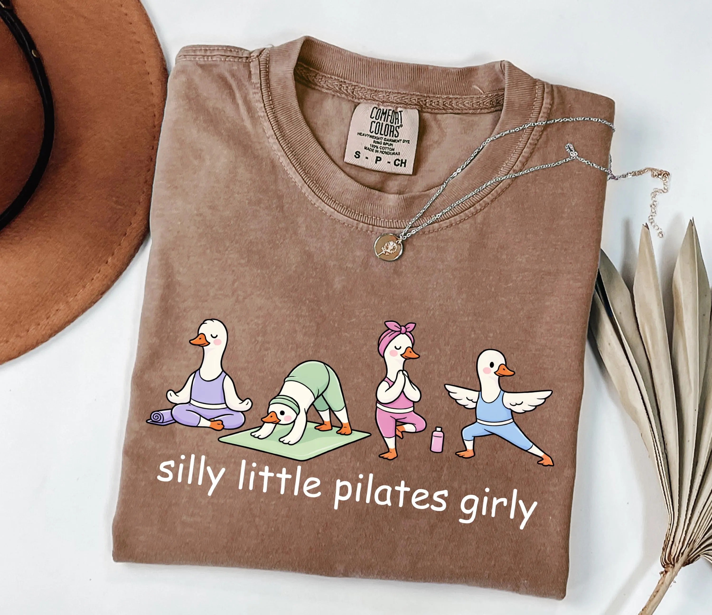 Comfort Colors Silly Little Pilates Girly T-Shirt