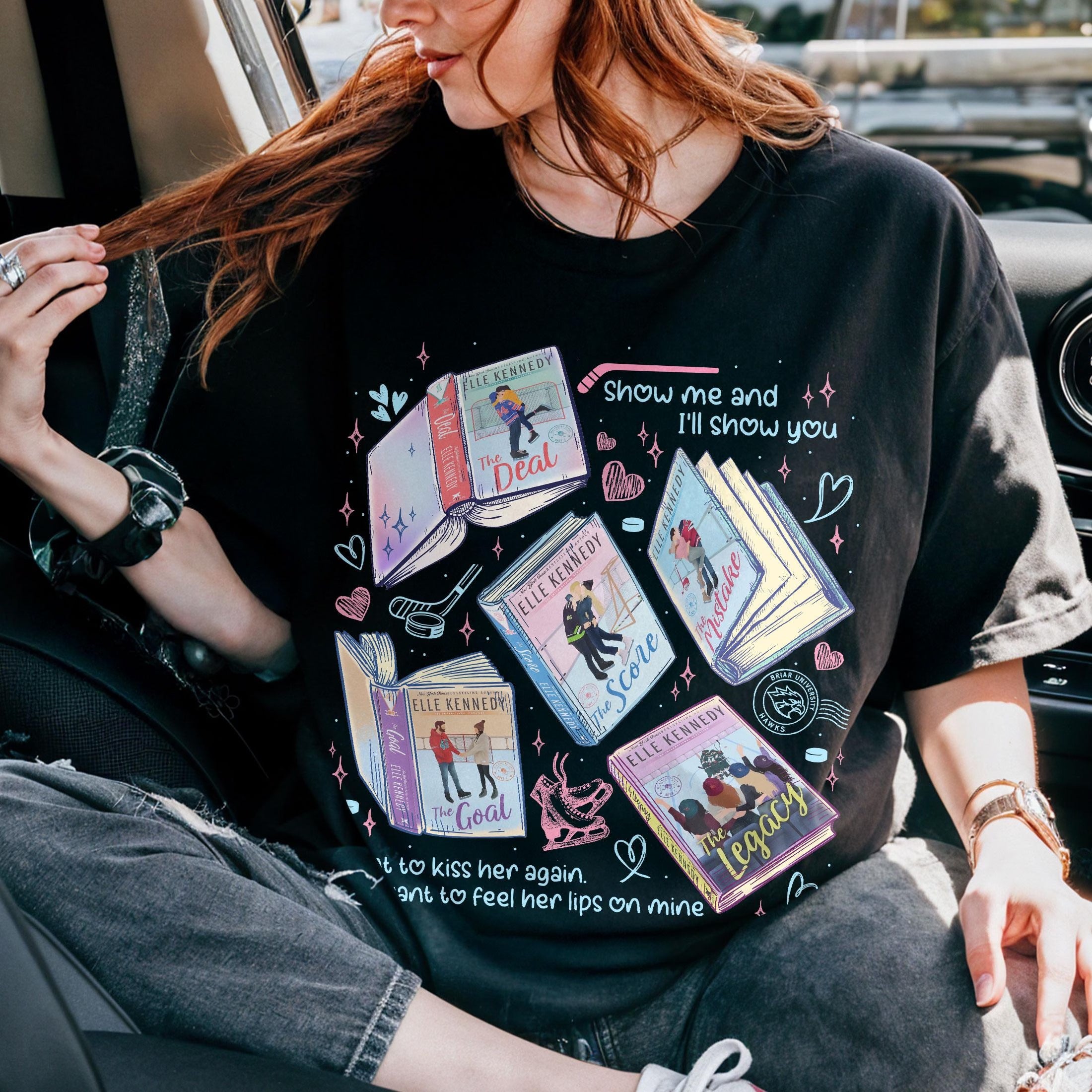Off Campus Hockey Book Series Shirt, Graham & Hannah Romance Books TShirt, Show Me And I¡¯ll Show You, Elle Kennedy Fan Tee