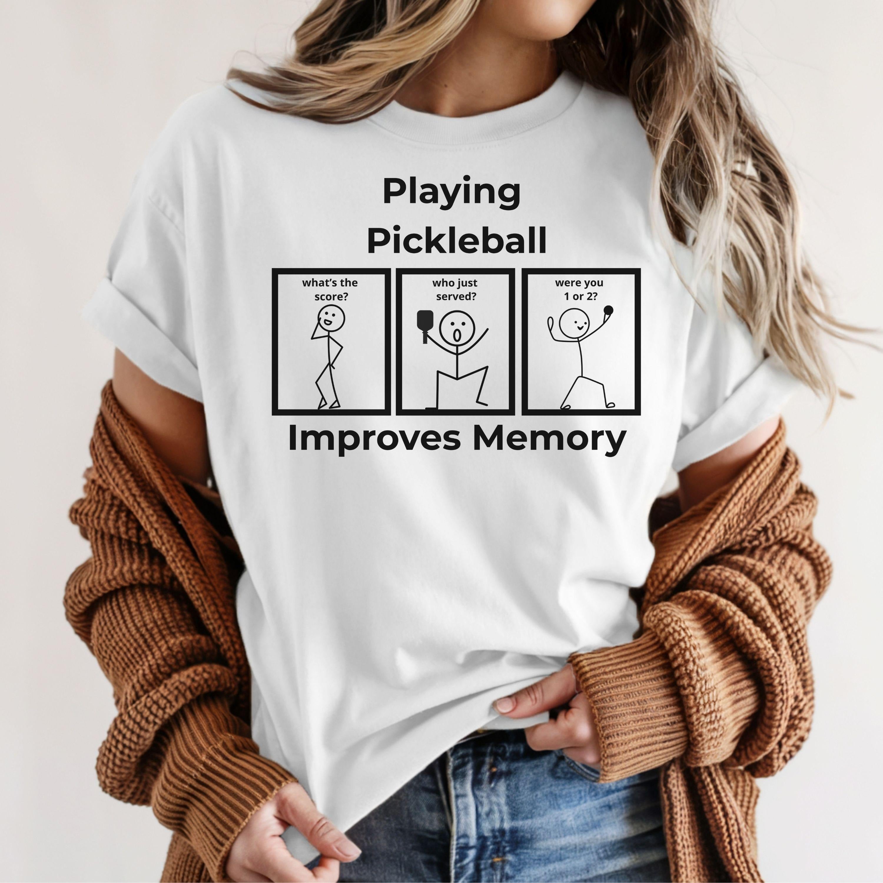 Comfort Colors Playing Improves Memory Funny T-shirt