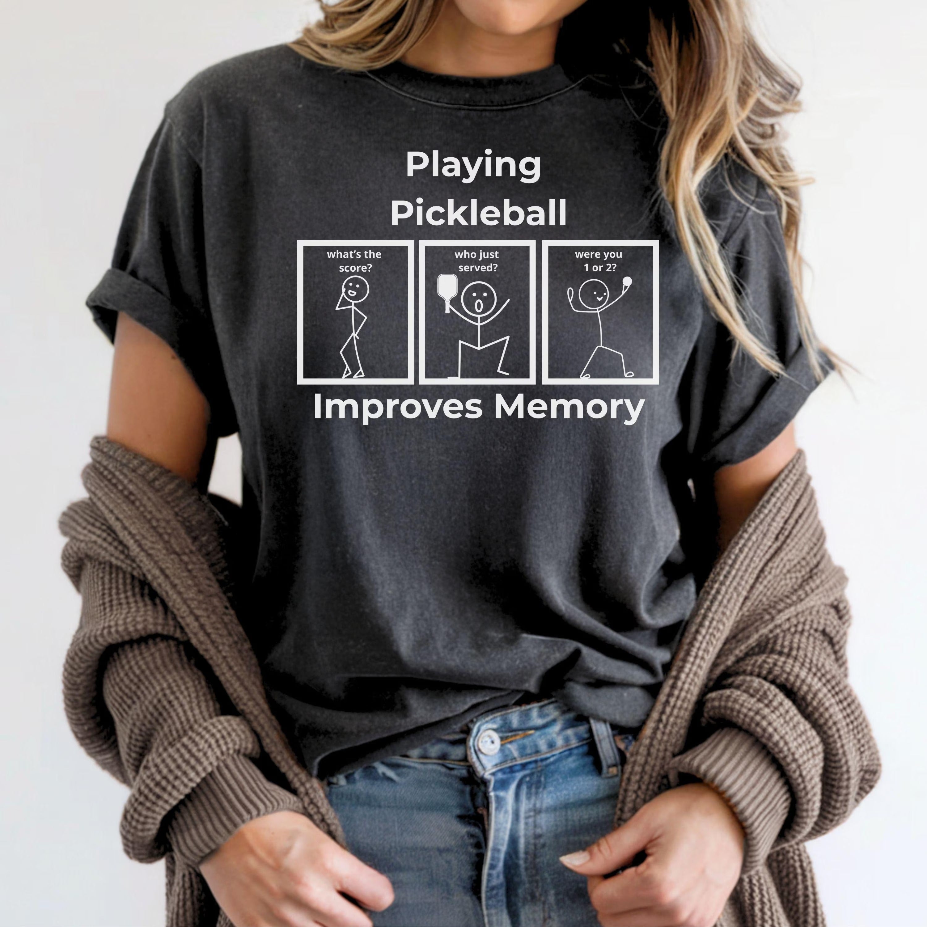 Comfort Colors Playing Improves Memory Funny T-shirt