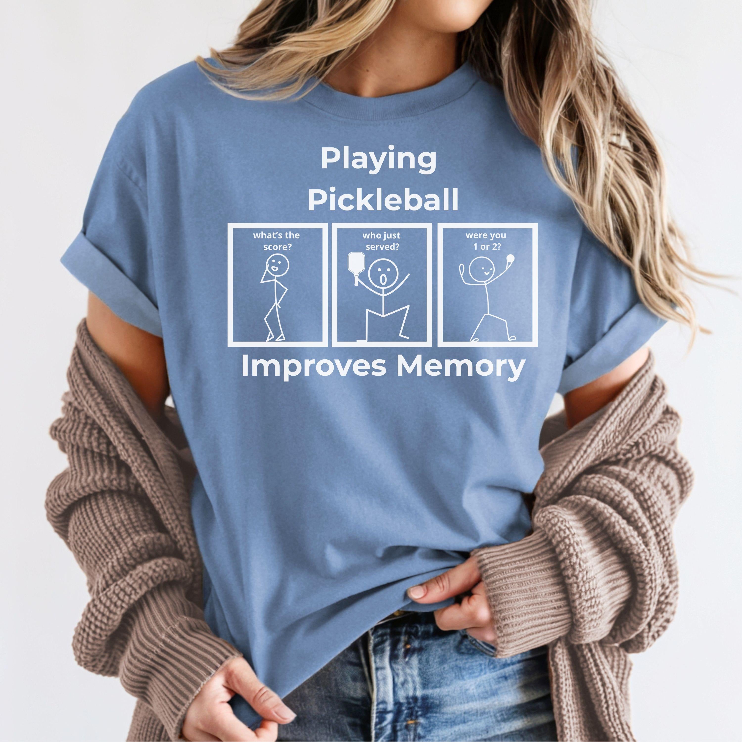 Comfort Colors Playing Improves Memory Funny T-shirt