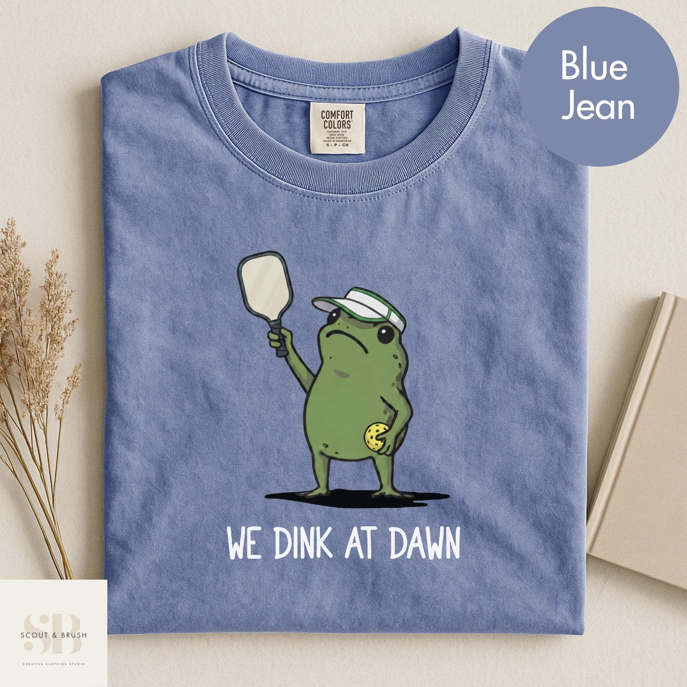 Comfort Colors We Dink At Dawn Pickle Ball T-shirt