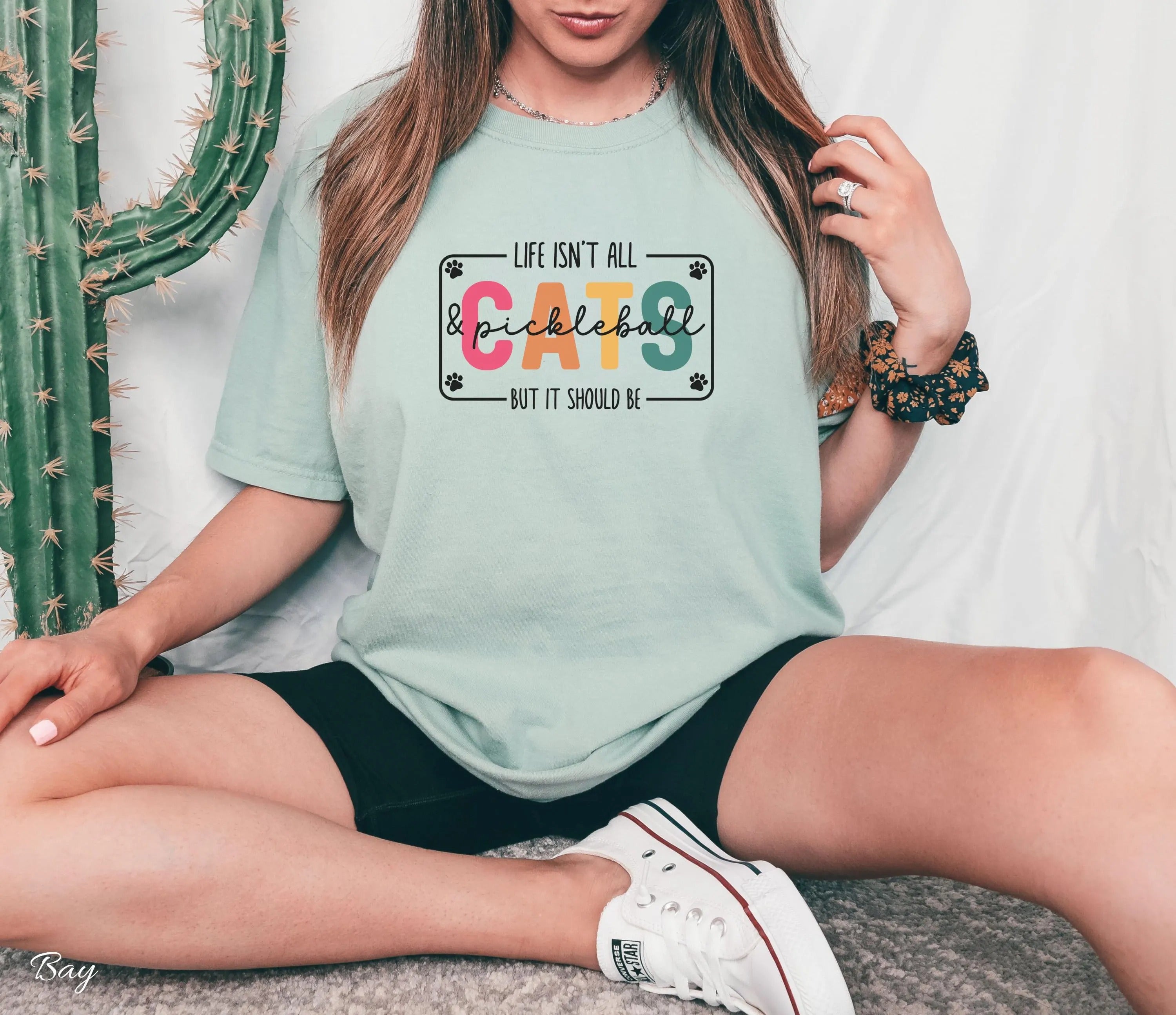 Comfort Colors Life Isn't All Cats&Pickleball,But it Should Be T-Shirt