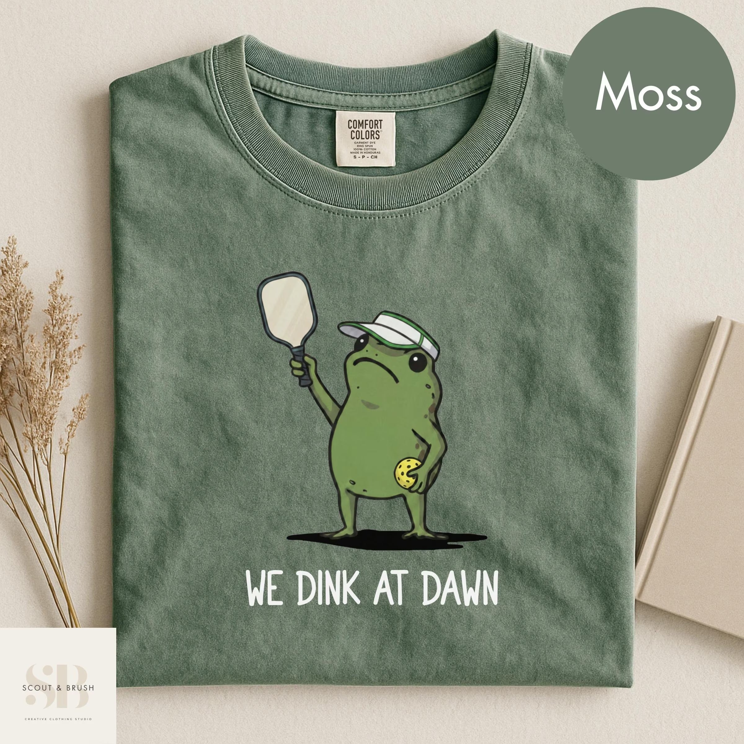 Comfort Colors We Dink At Dawn Pickle Ball T-shirt