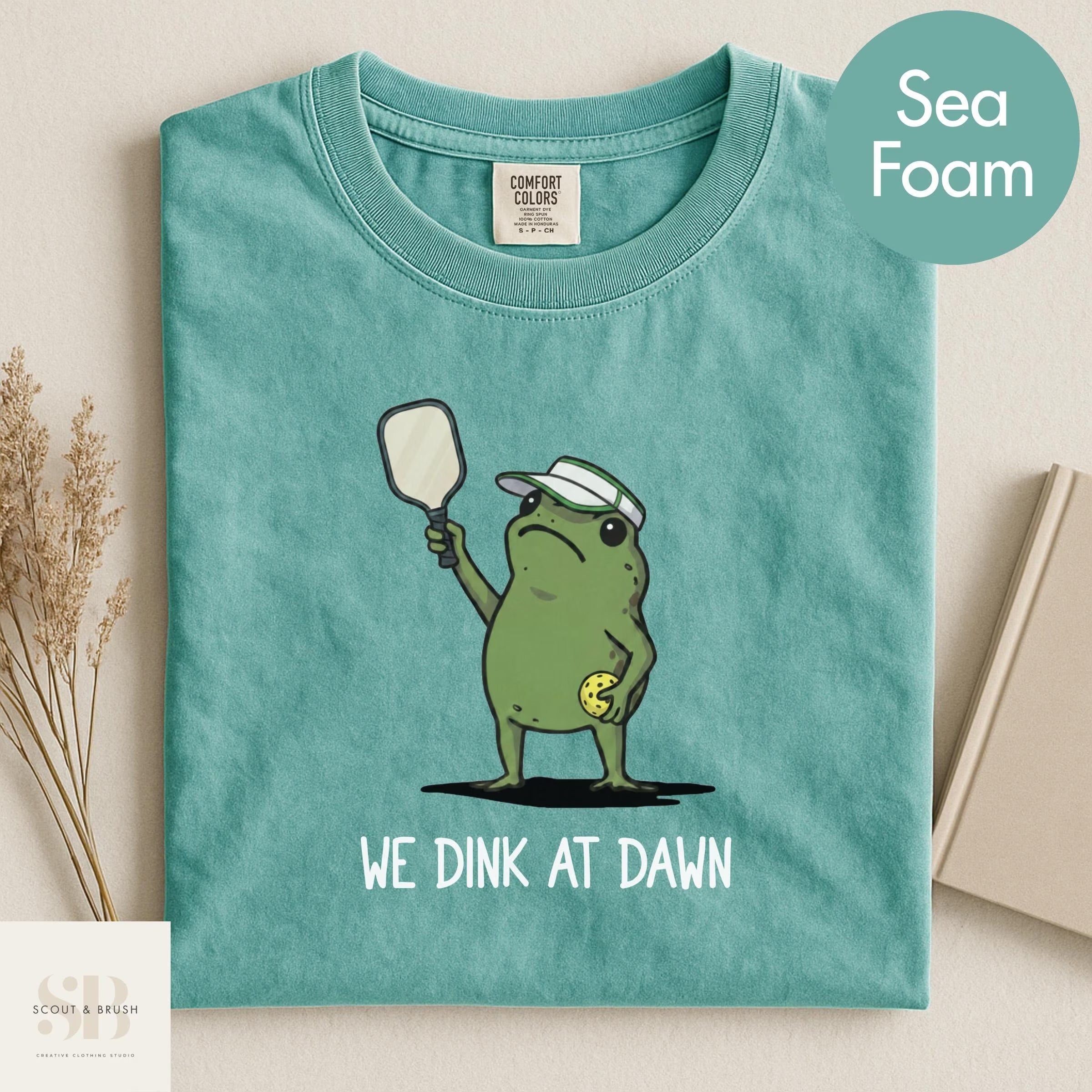 Comfort Colors We Dink At Dawn Pickle Ball T-shirt