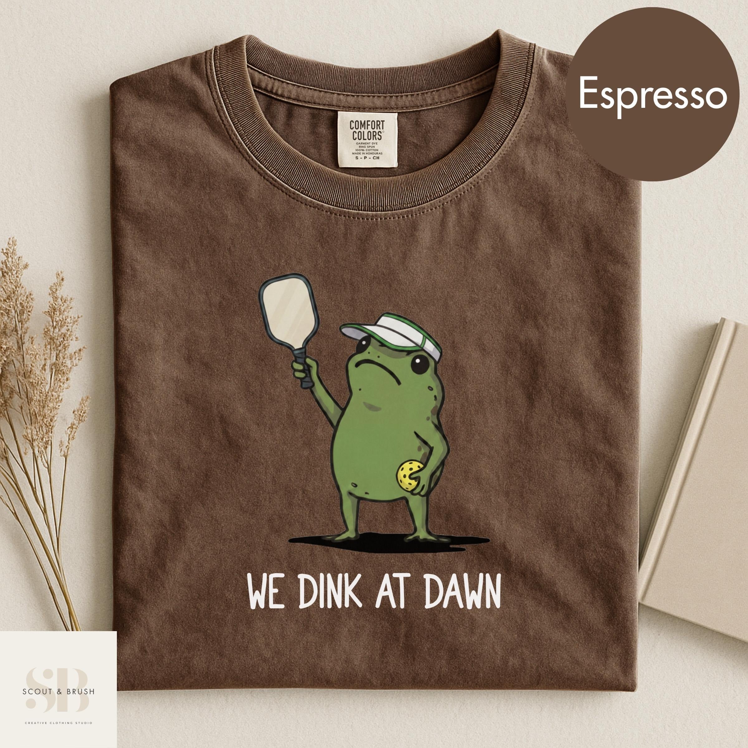 Comfort Colors We Dink At Dawn Pickle Ball T-shirt