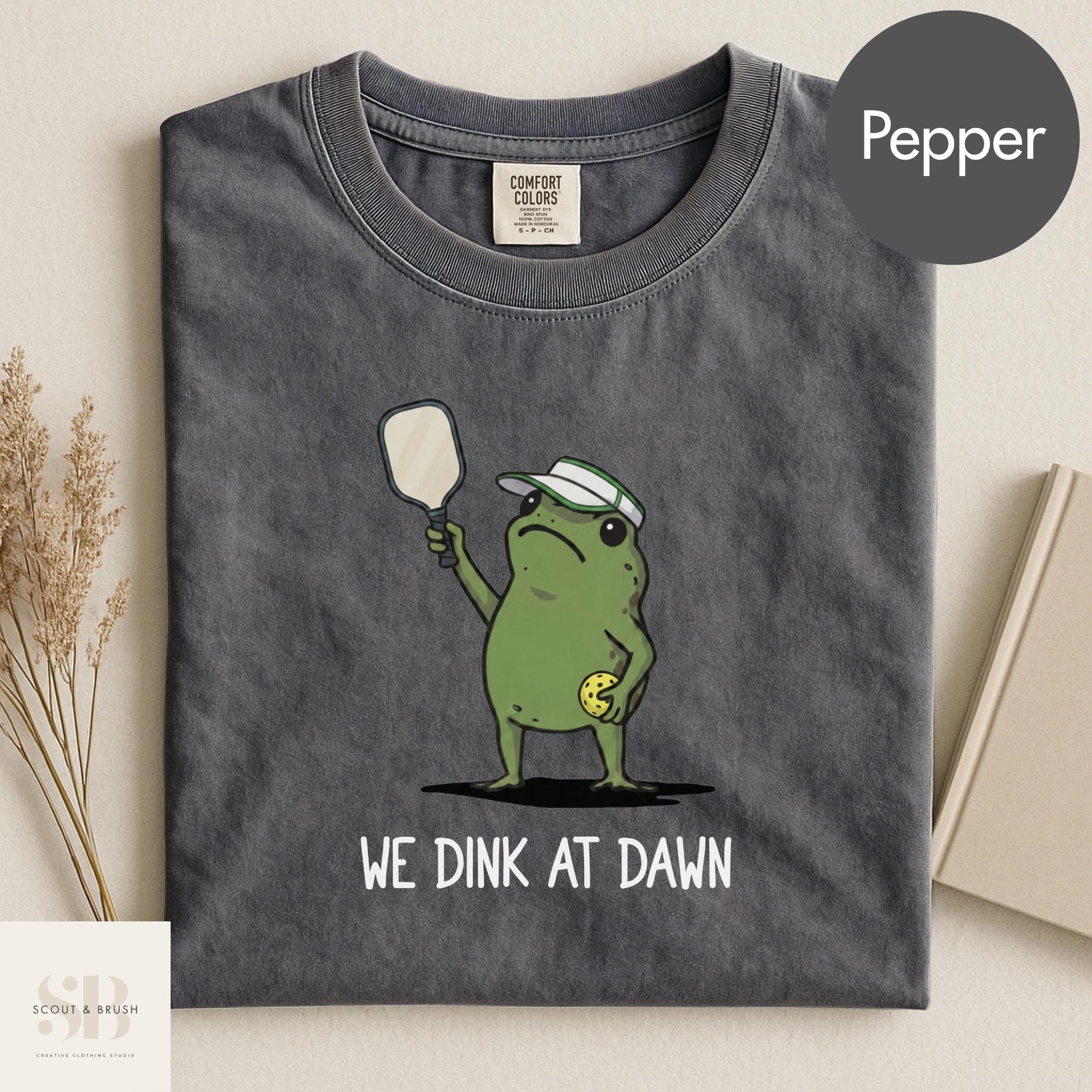 Comfort Colors We Dink At Dawn Pickle Ball T-shirt