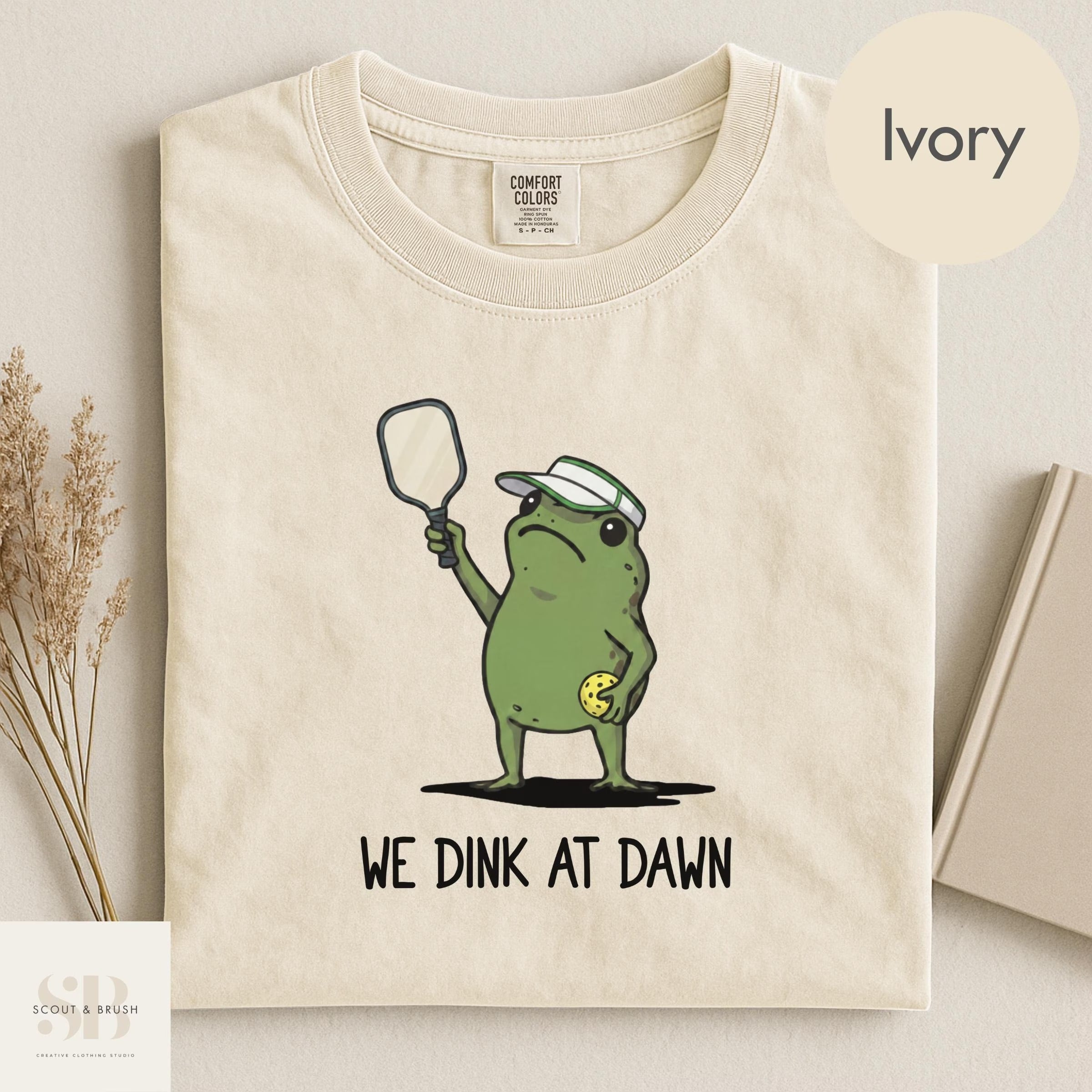Comfort Colors We Dink At Dawn Pickle Ball T-shirt