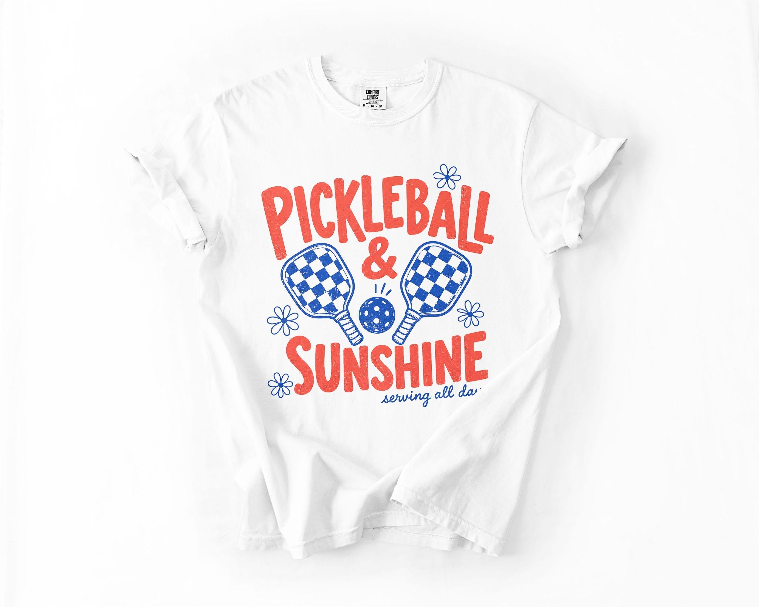 Comfort Colors Pickleball & Sunshine T-Shirt