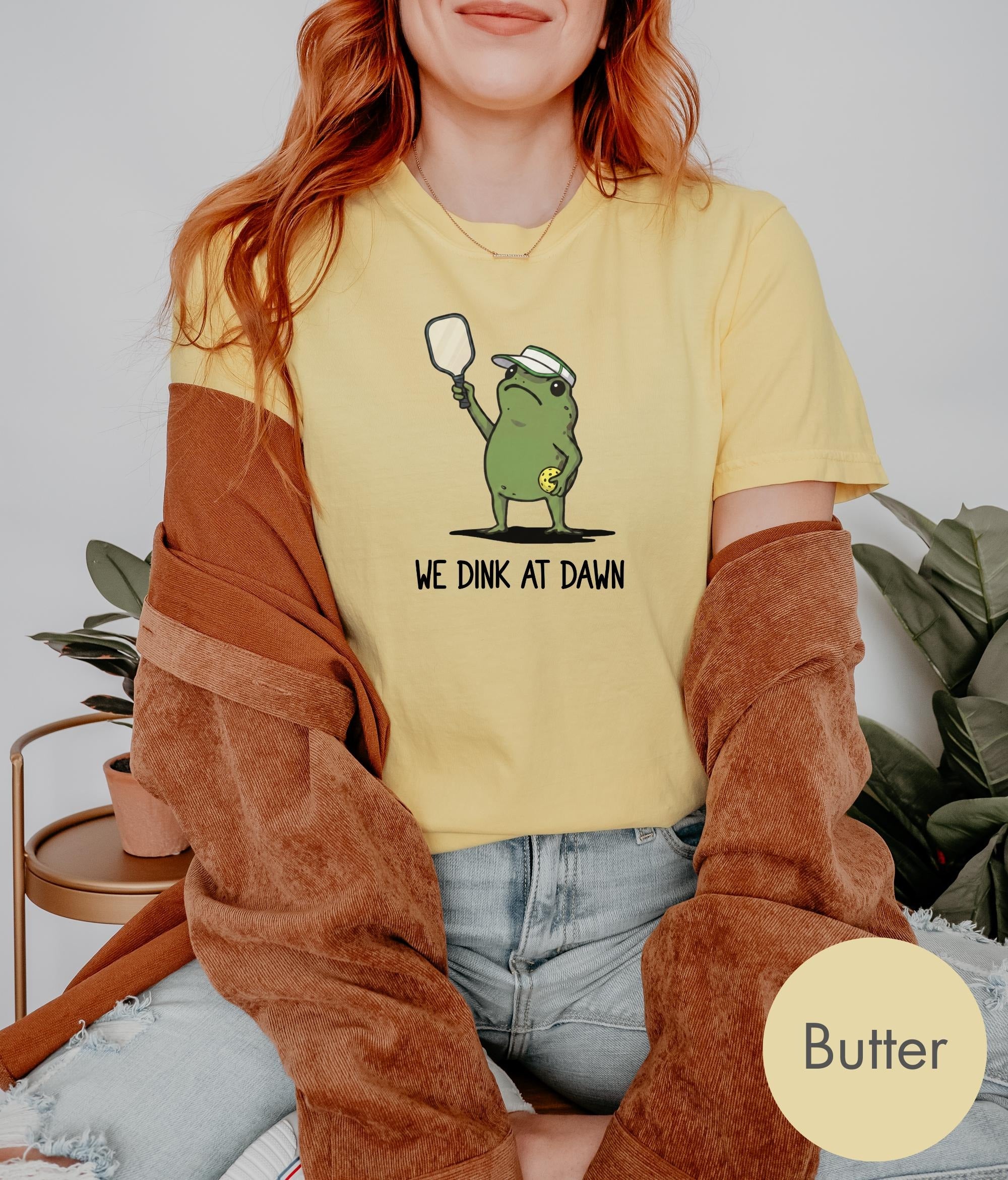Comfort Colors We Dink At Dawn Pickle Ball T-shirt