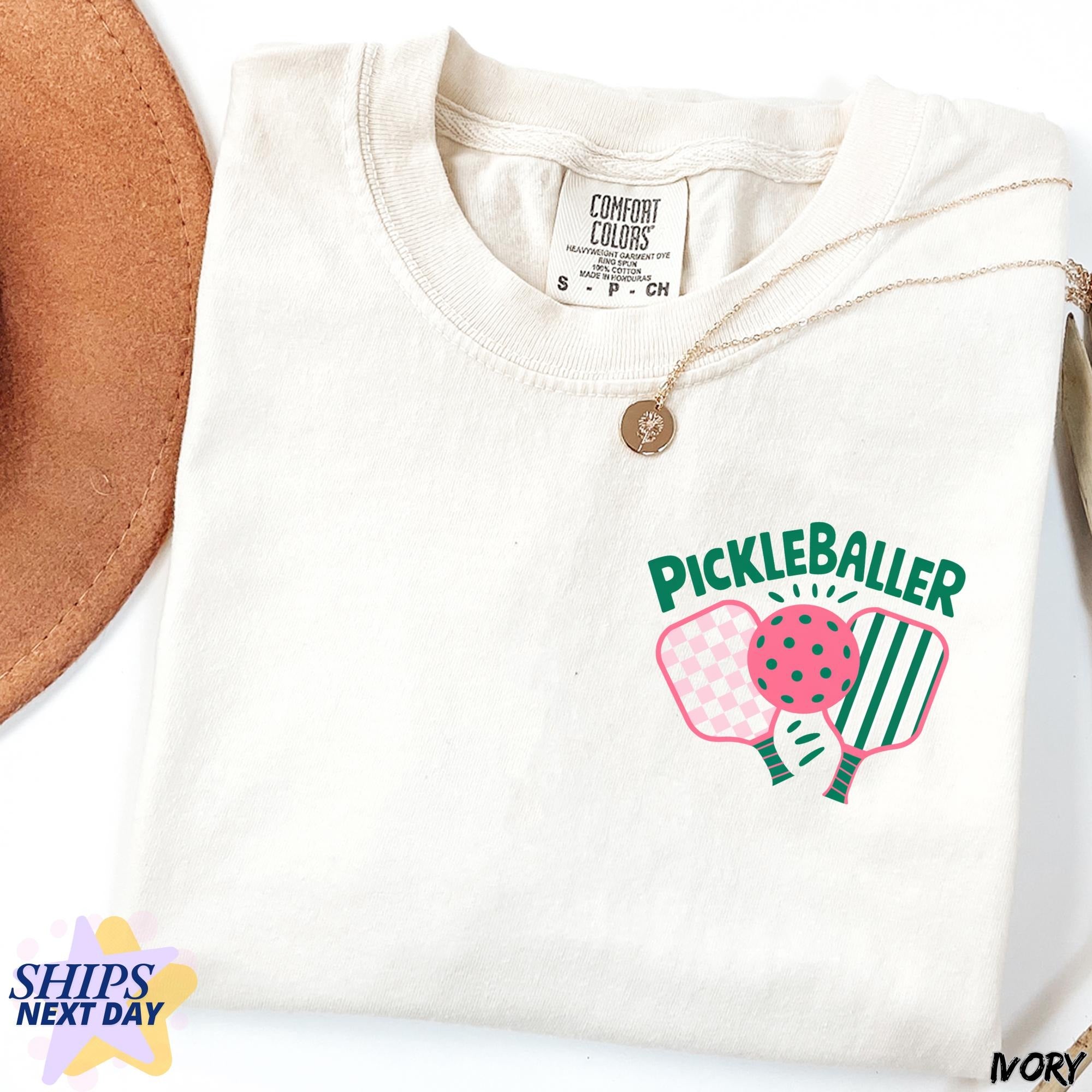 Comfortable Athletic Gift Sports Lover Pickleball Gift for Her T-Shirt