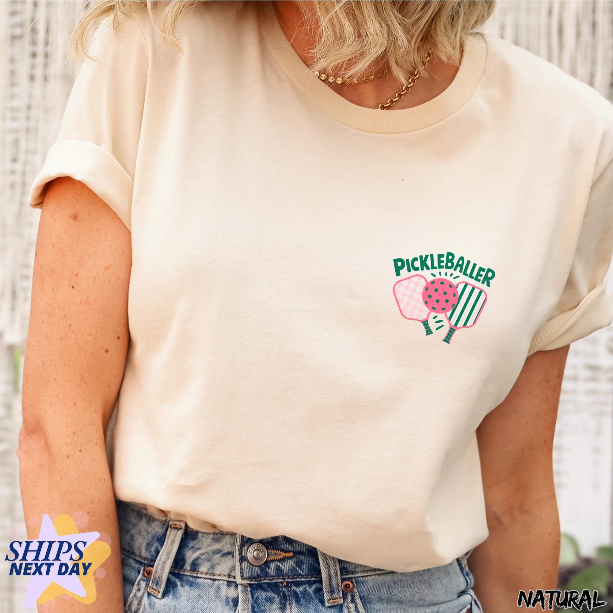 Comfortable Athletic Gift Sports Lover Pickleball Gift for Her T-Shirt