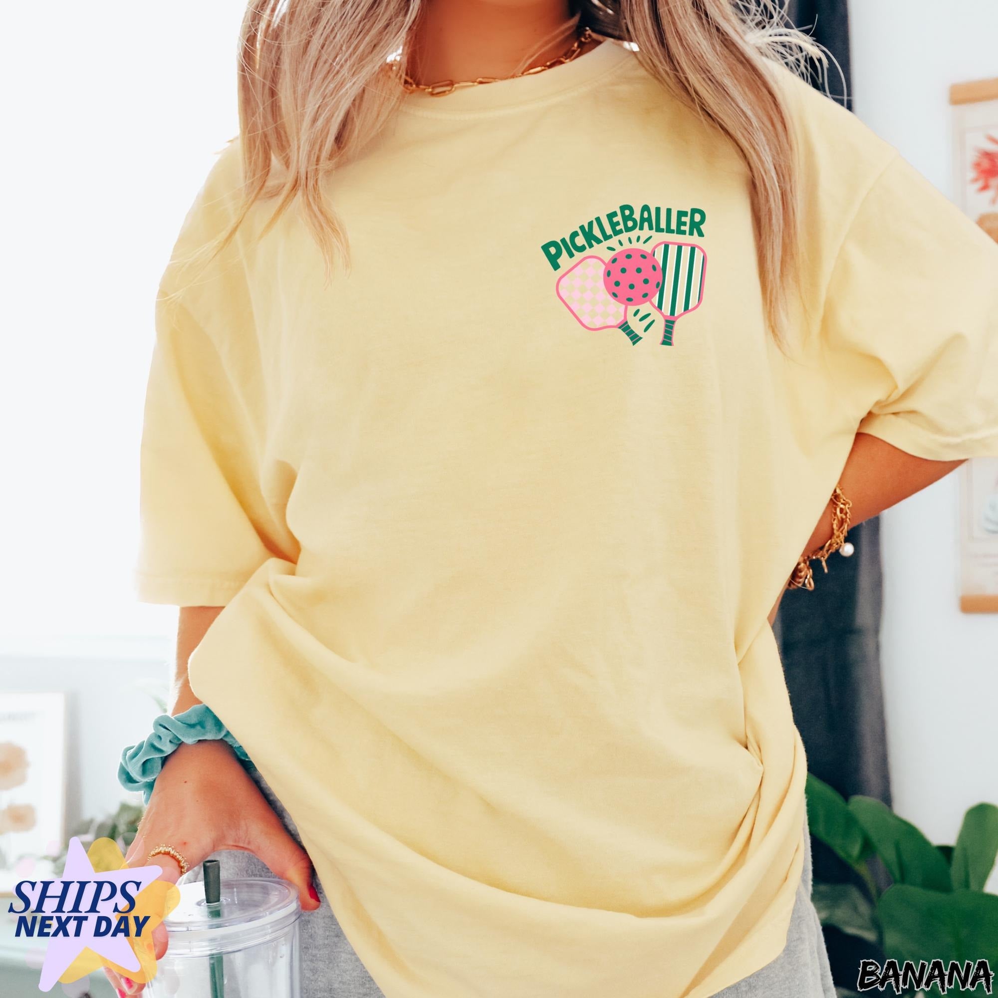 Comfortable Athletic Gift Sports Lover Pickleball Gift for Her T-Shirt