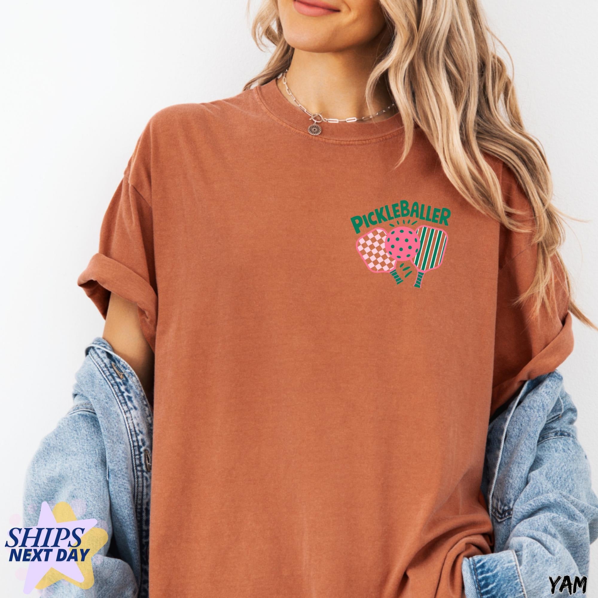 Comfortable Athletic Gift Sports Lover Pickleball Gift for Her T-Shirt