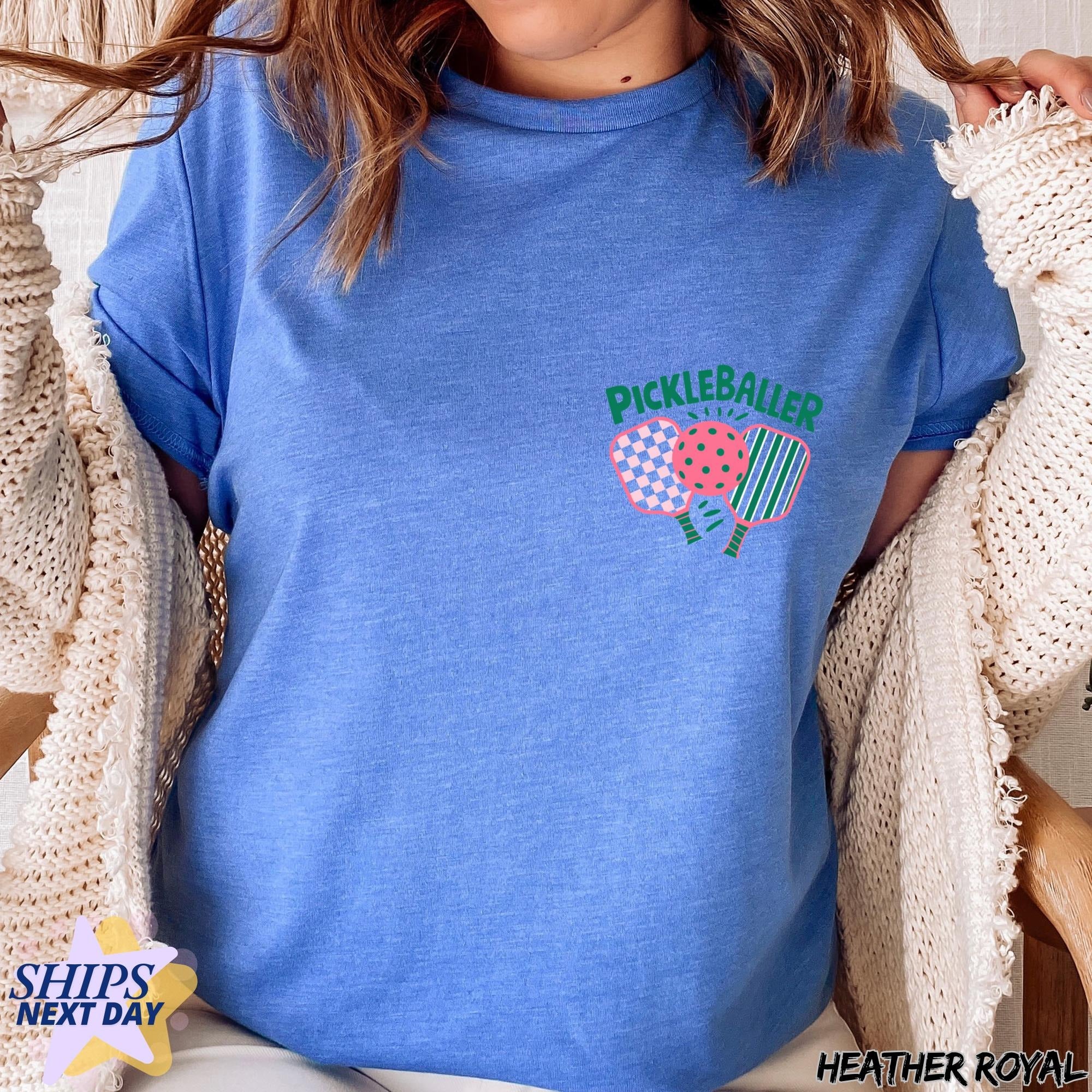 Comfortable Athletic Gift Sports Lover Pickleball Gift for Her T-Shirt