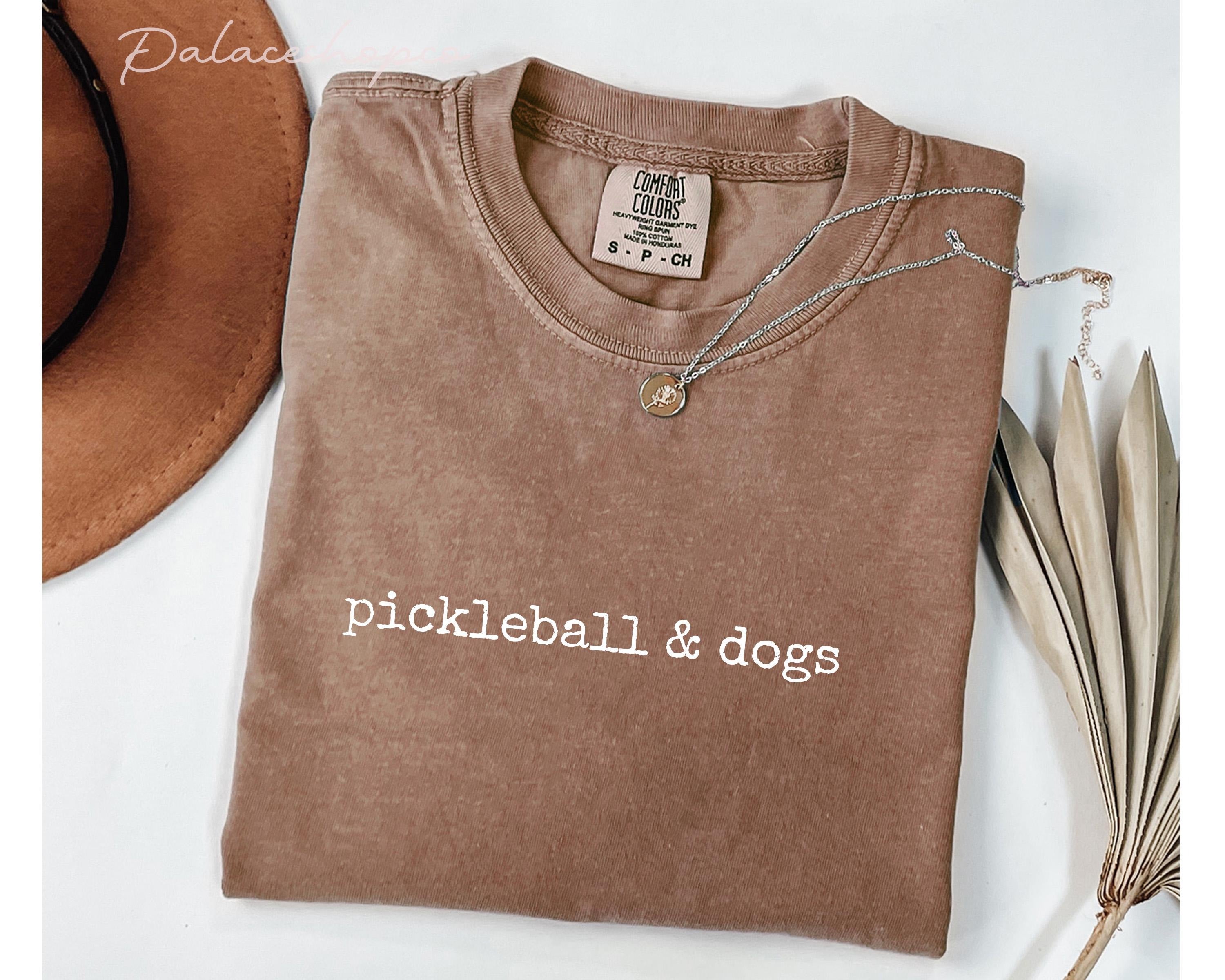 Comfort Colors Pickleball and dogs T-Shirt