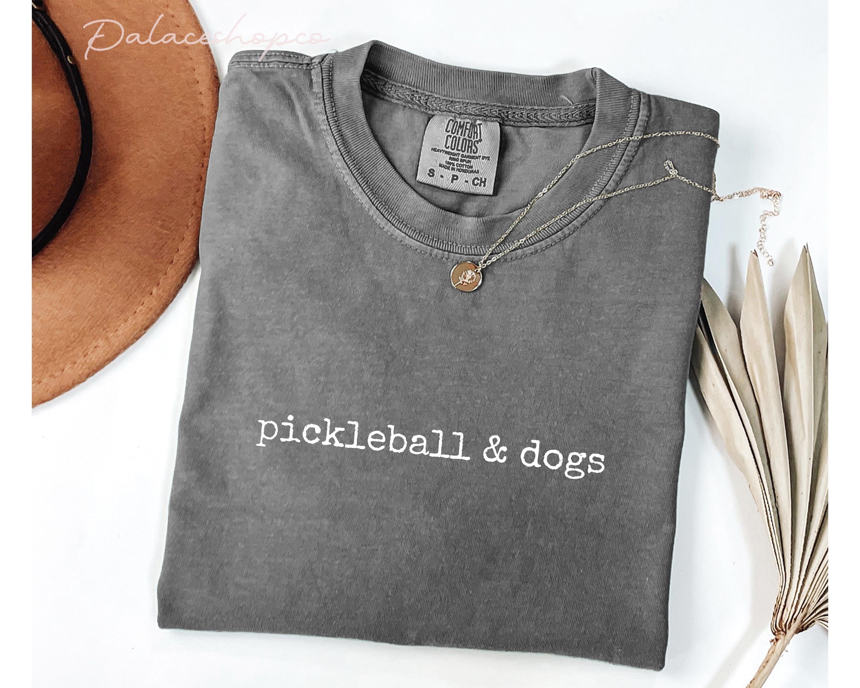 Comfort Colors Pickleball and dogs T-Shirt