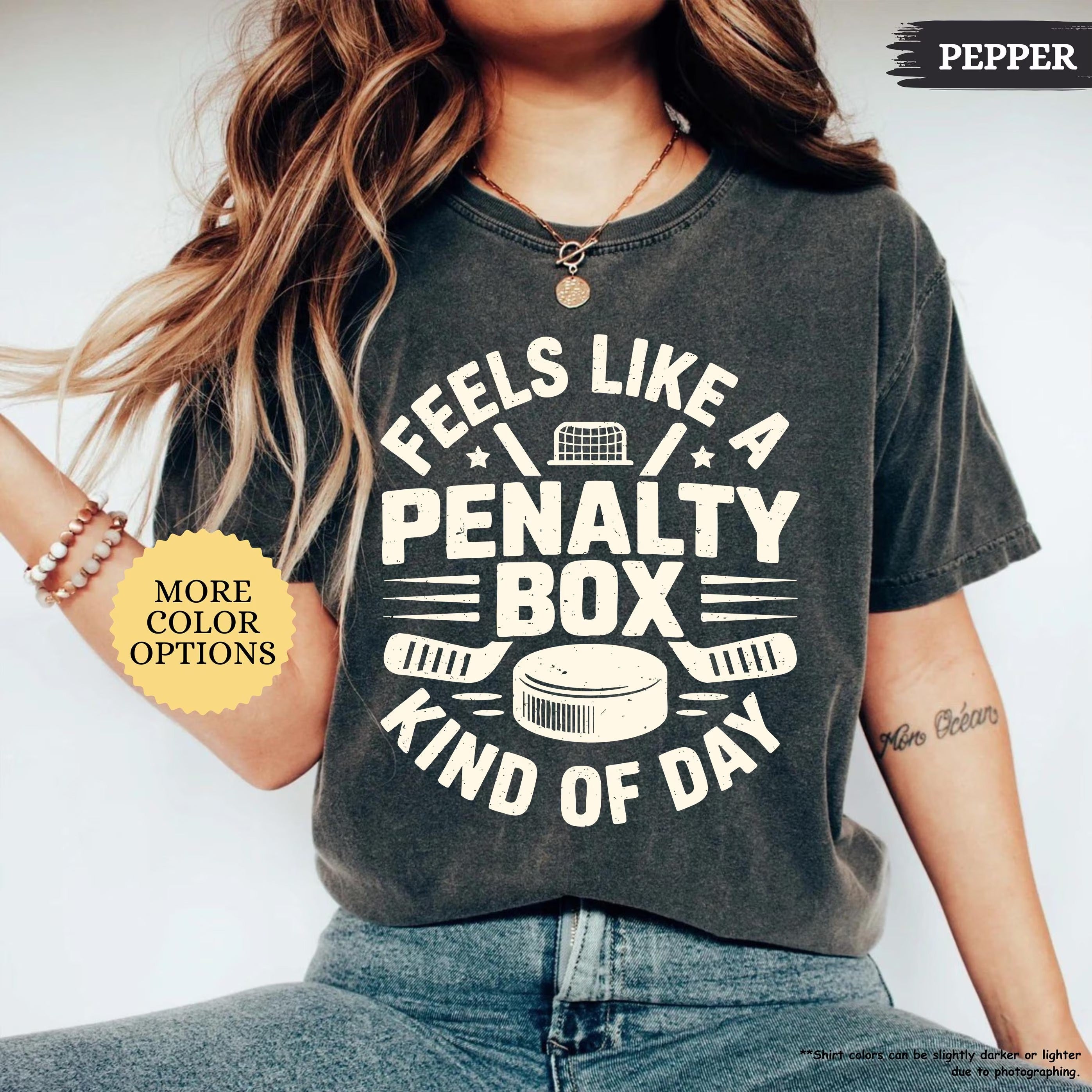 Comfort Colors Feels Like A Penalty Box Kind Of Day T-shirt