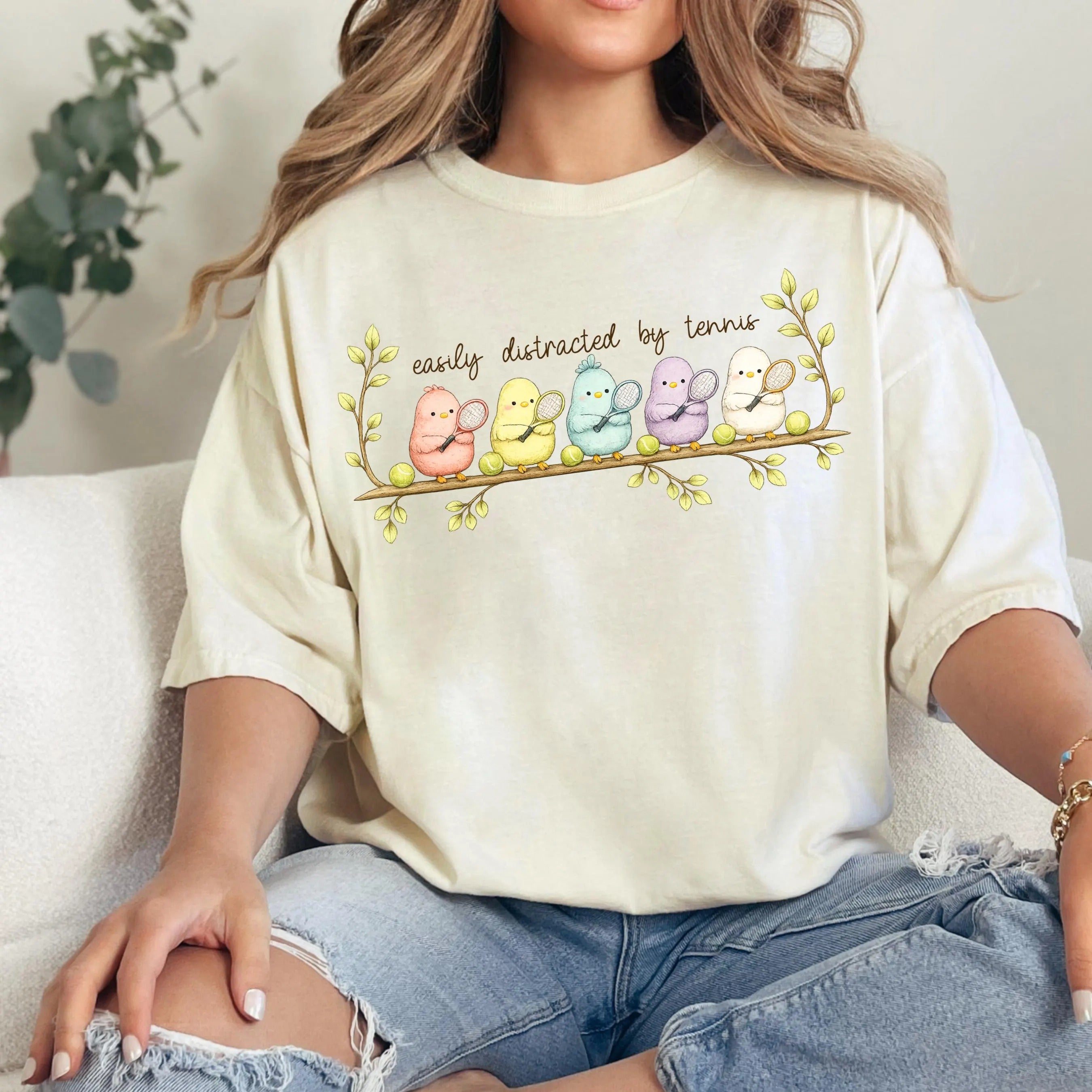 For the girlies who are easily distracted by tennis T-Shirt