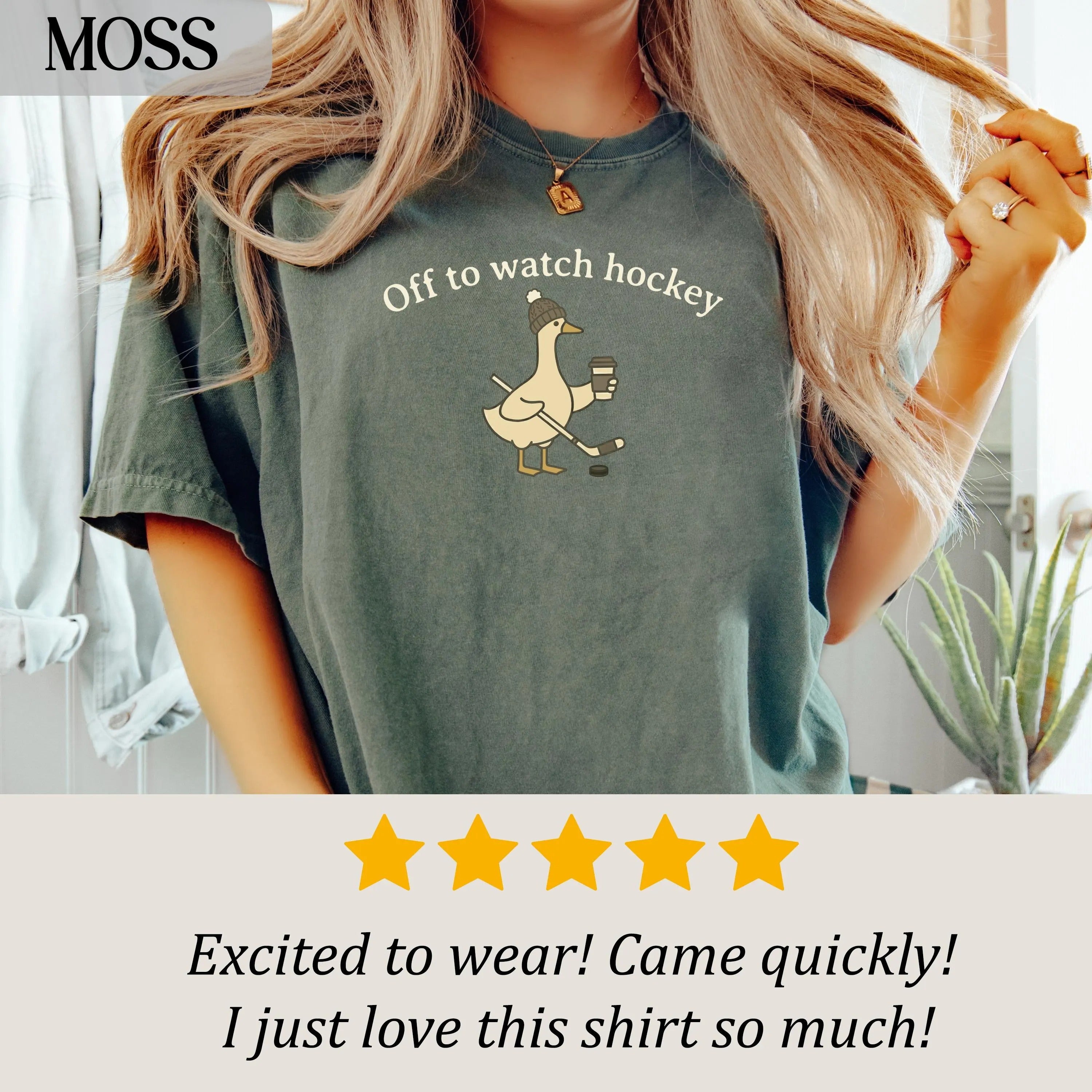 Comfort Colors Off to Watch Hockey T-Shirt