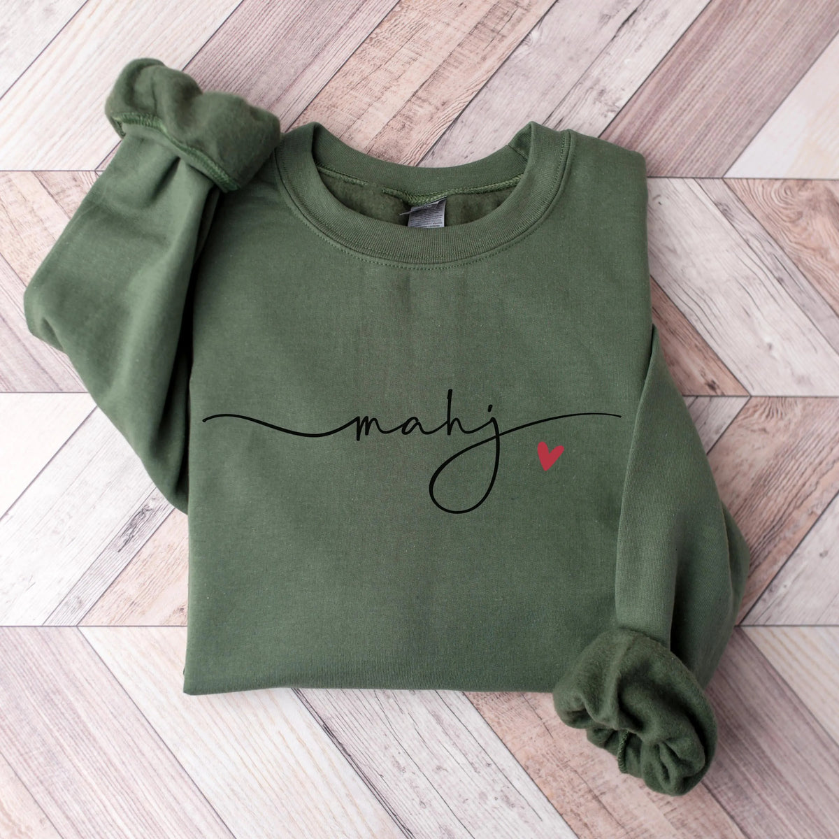 Cute Minimalistic Mahjong Sweatshirt