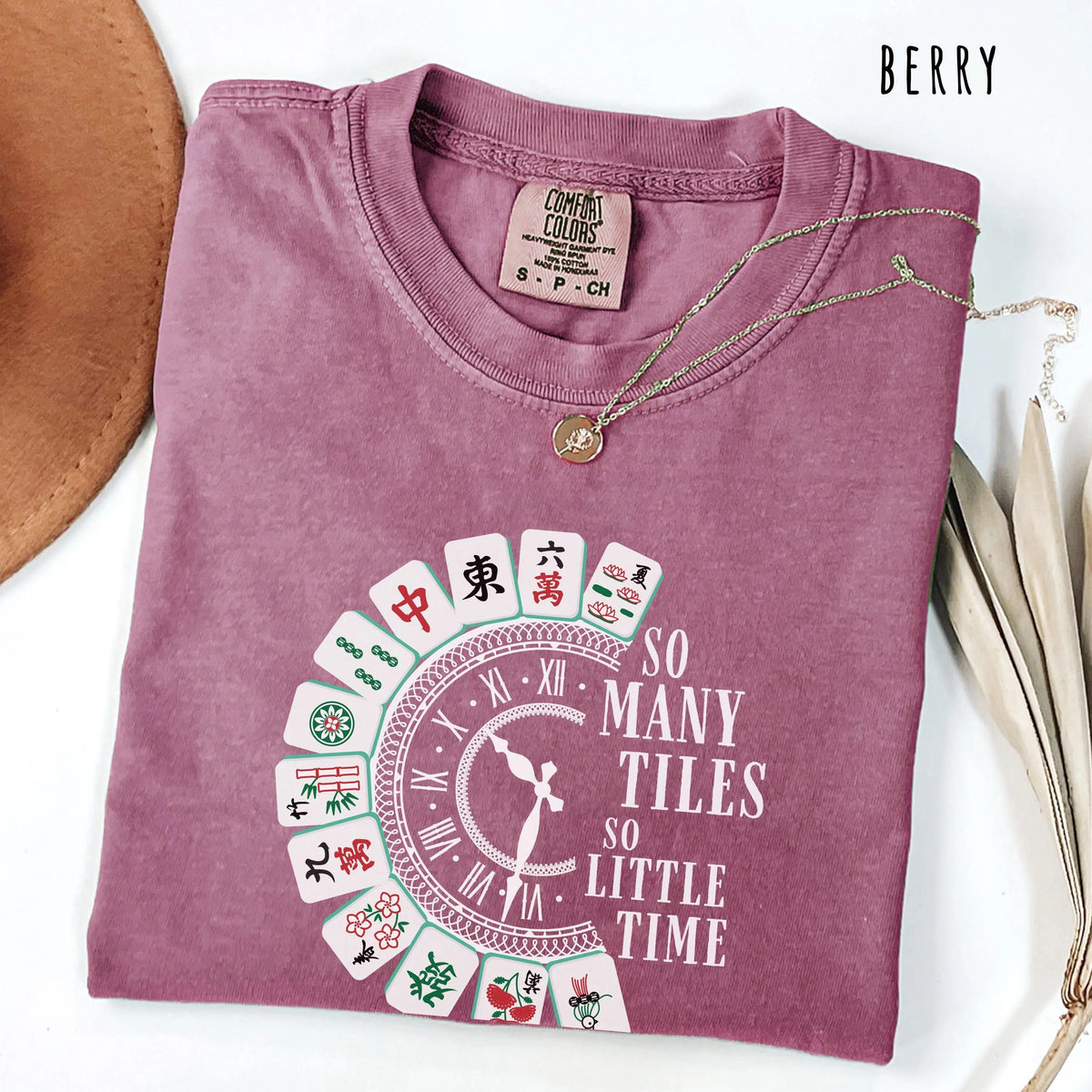 Comfort Colors Funny Mahjong So Many Tiles T-Shirt