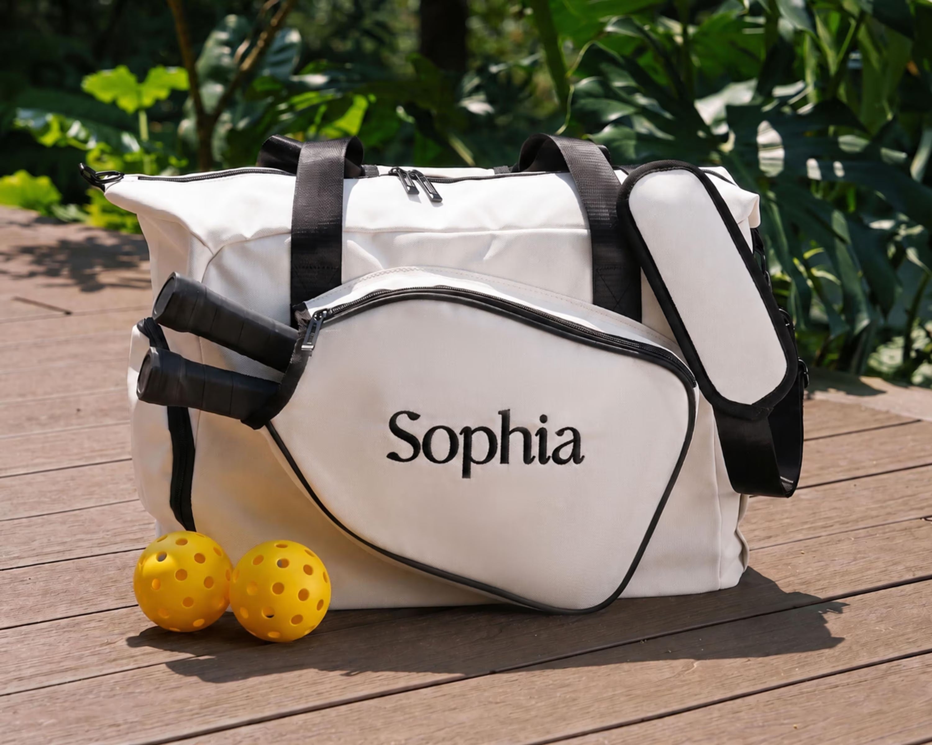 Personalized Pickleball Bag- Unique Pickleball Gift for Players and Tournaments