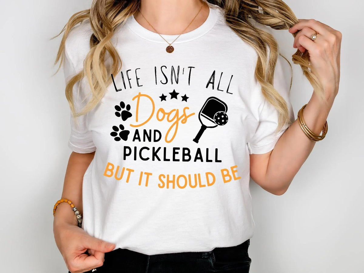 Comfort Colors Life Isn't All Pickleball & Dogs T-Shirt,